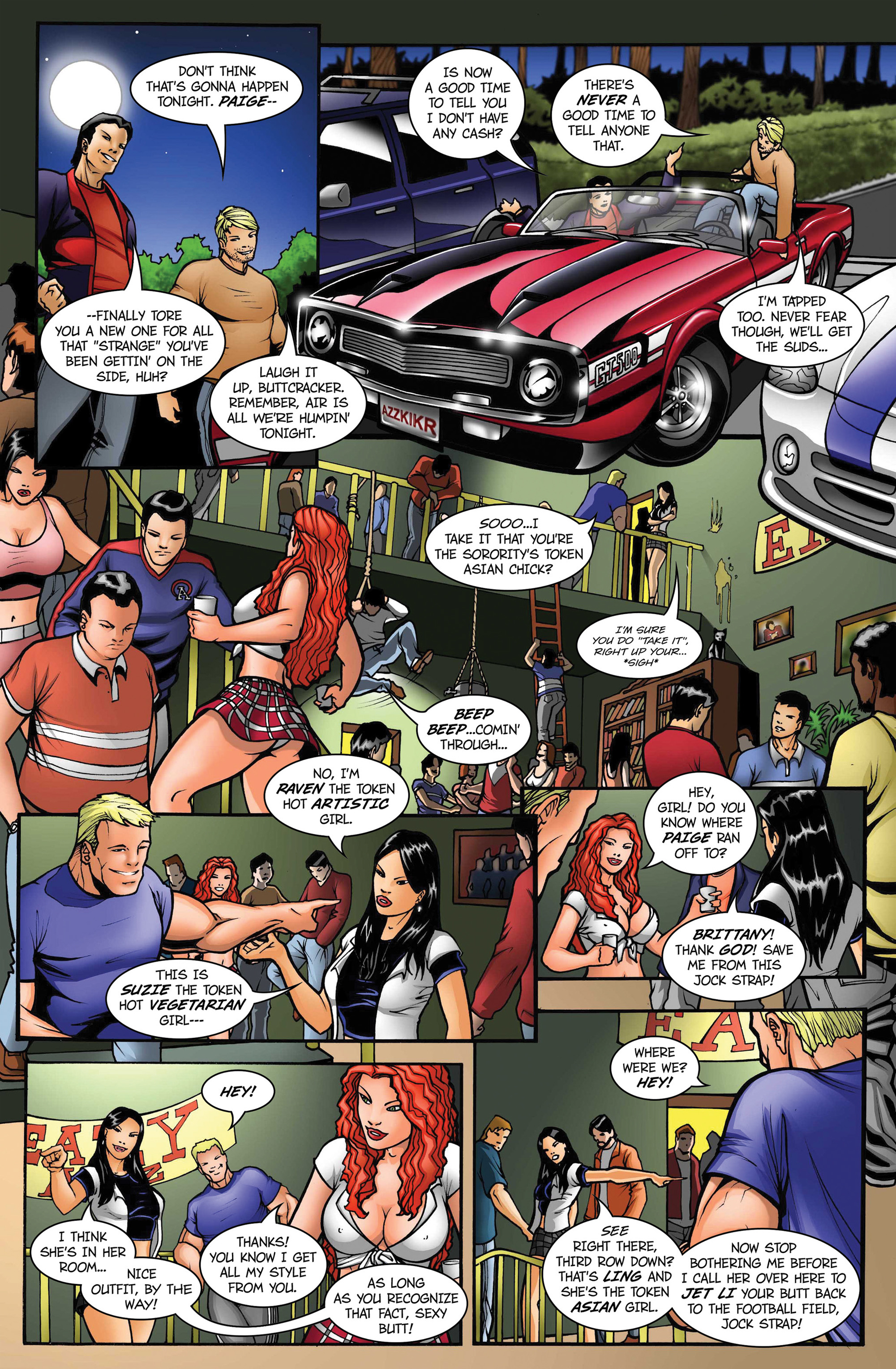 Read online Chaos Campus: Sorority Girls Vs. Zombies comic -  Issue #1 - 9