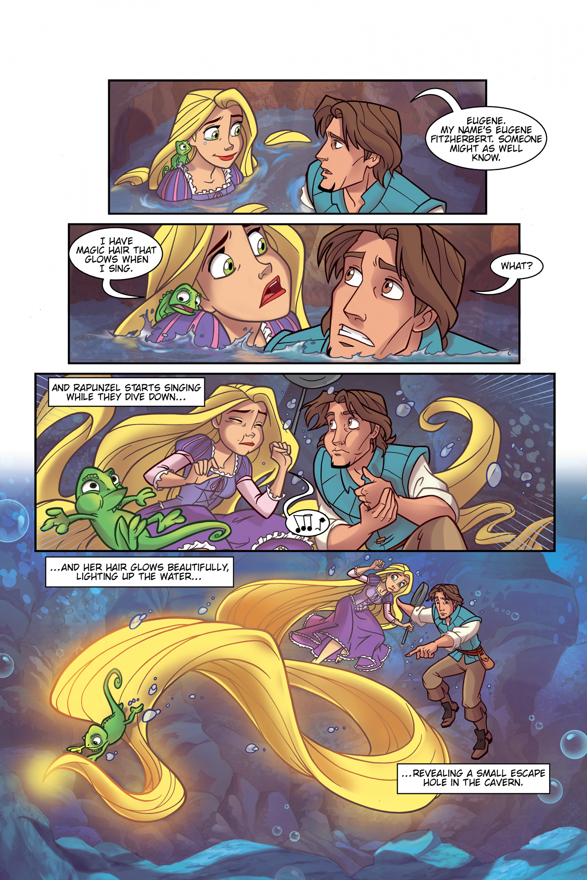 Read online Disney Tangled: The Story of the Movie in Comics comic -  Issue # Full - 34