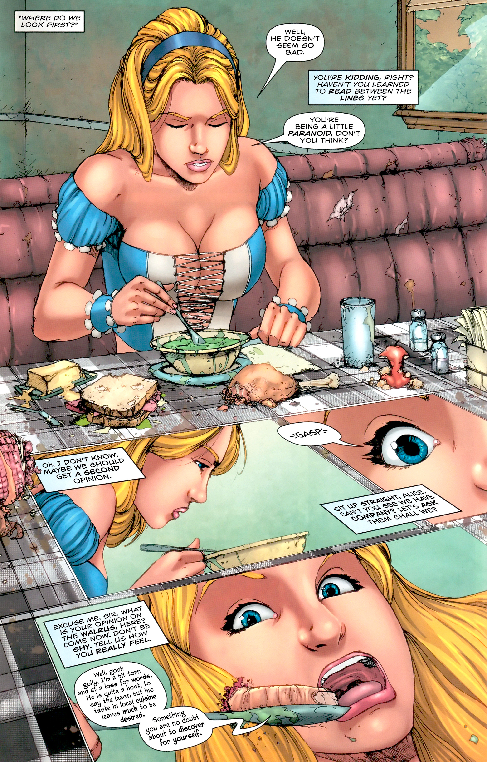 Read online Grimm Fairy Tales presents Alice in Wonderland comic -  Issue #2 - 13