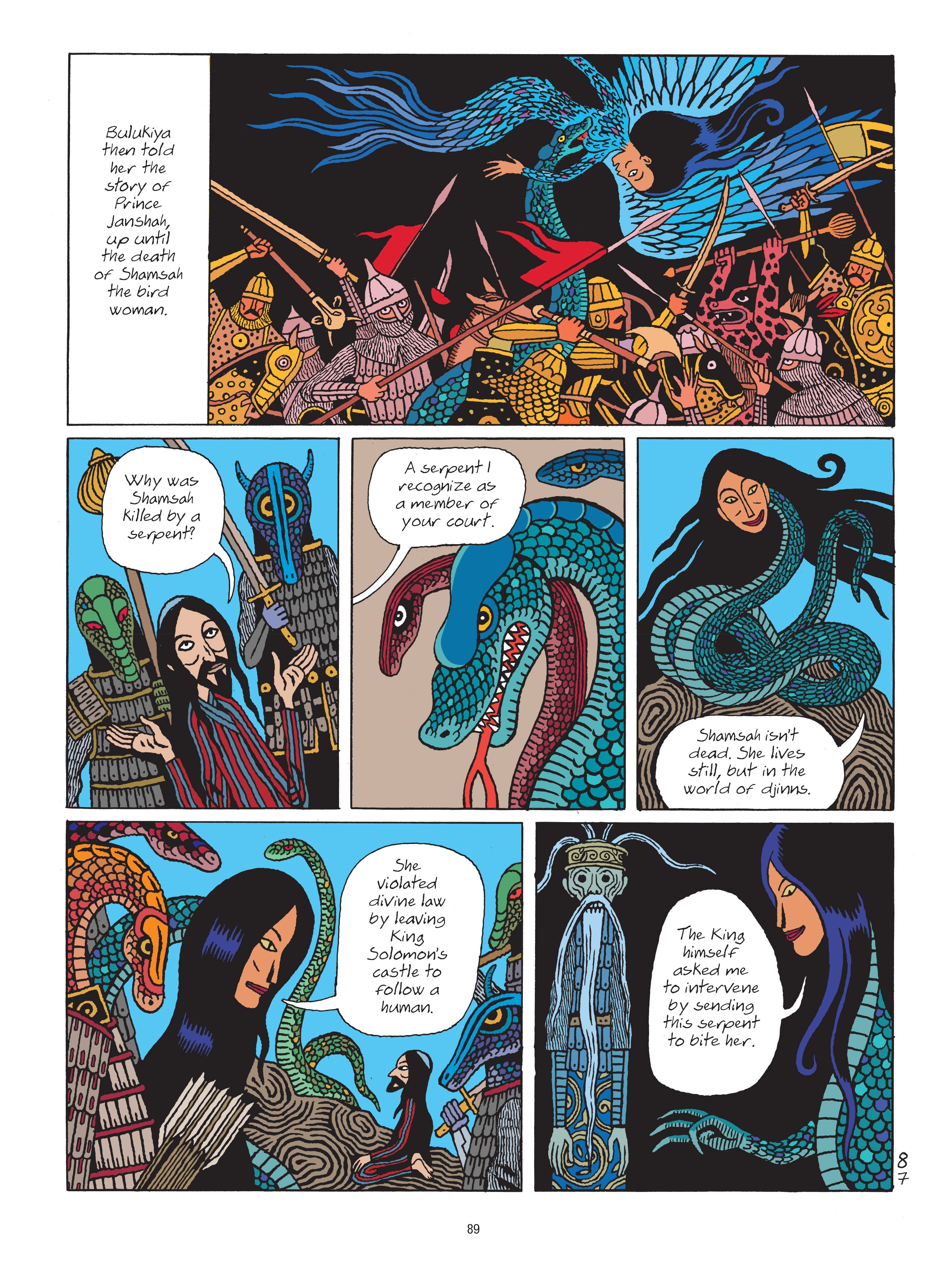 Read online A Tale of a Thousand and One Nights: HASIB & the Queen of Serpents comic -  Issue # TPB - 89