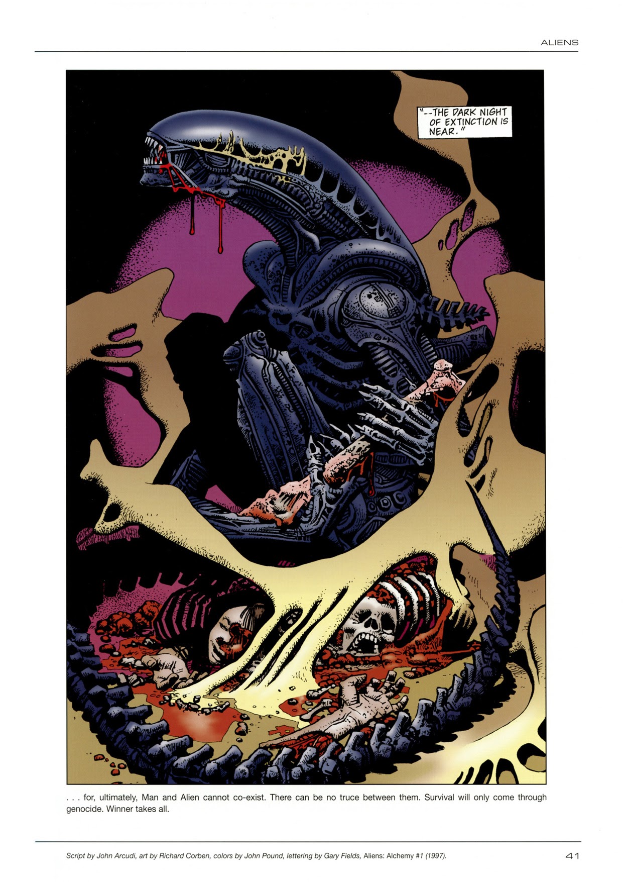 Read online Aliens/Predator: Panel to Panel comic -  Issue # TPB (Part 1) - 40