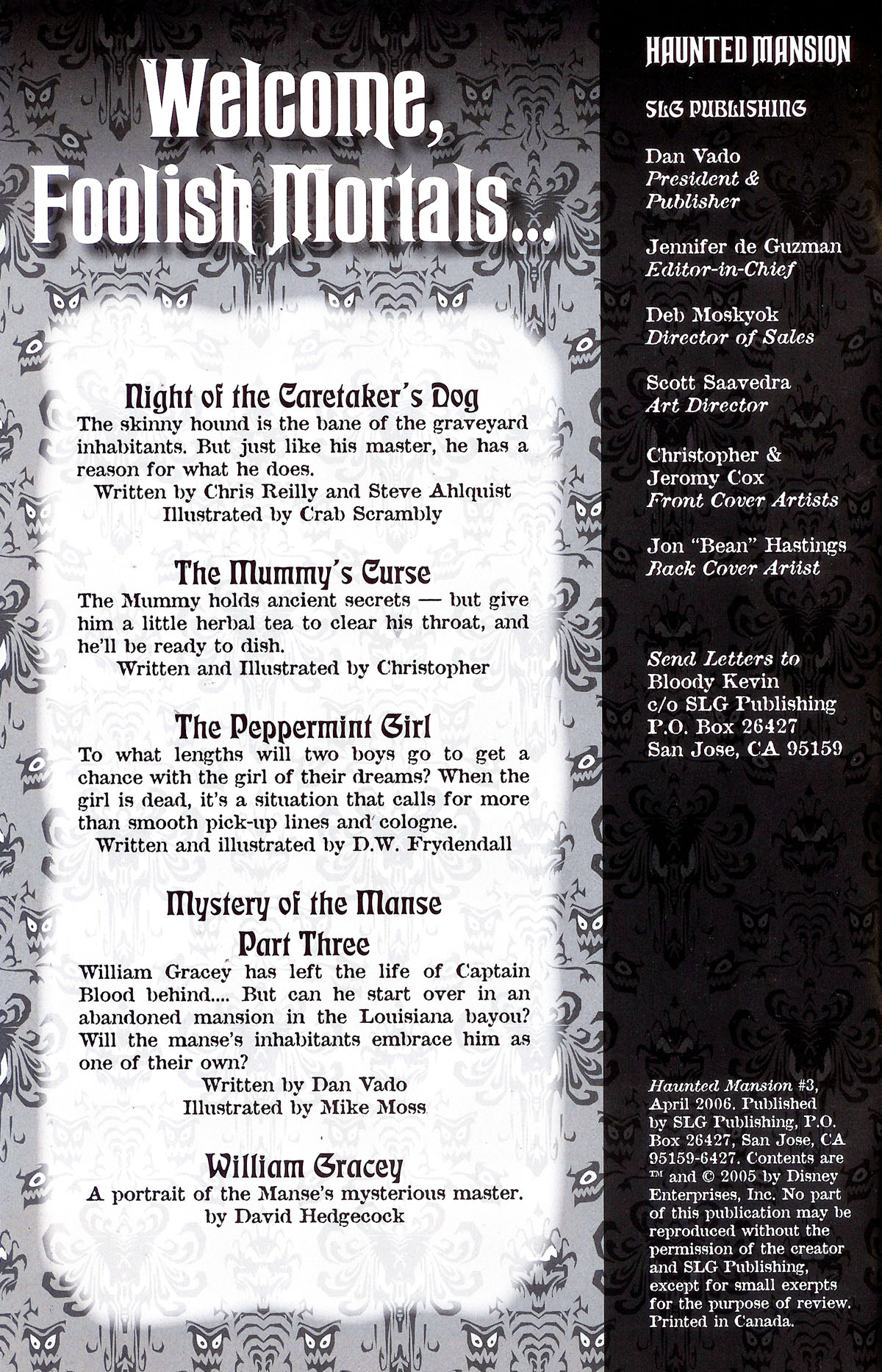 Read online Haunted Mansion comic -  Issue #3 - 2