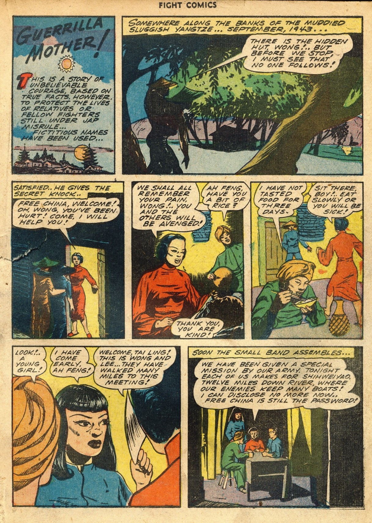 Read online Fight Comics comic -  Issue #30 - 35