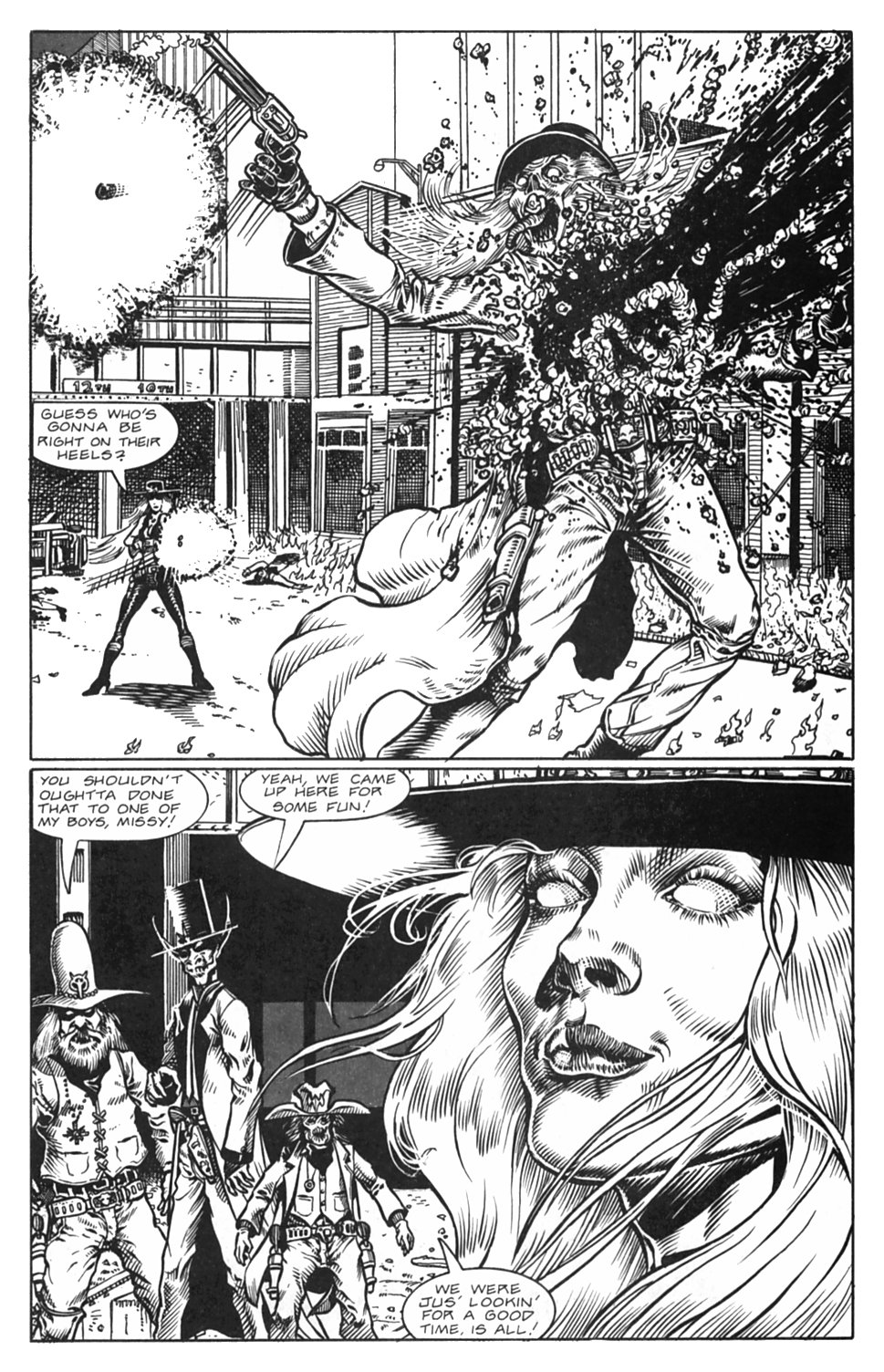 Read online Gunfighters in Hell comic -  Issue #5 - 17