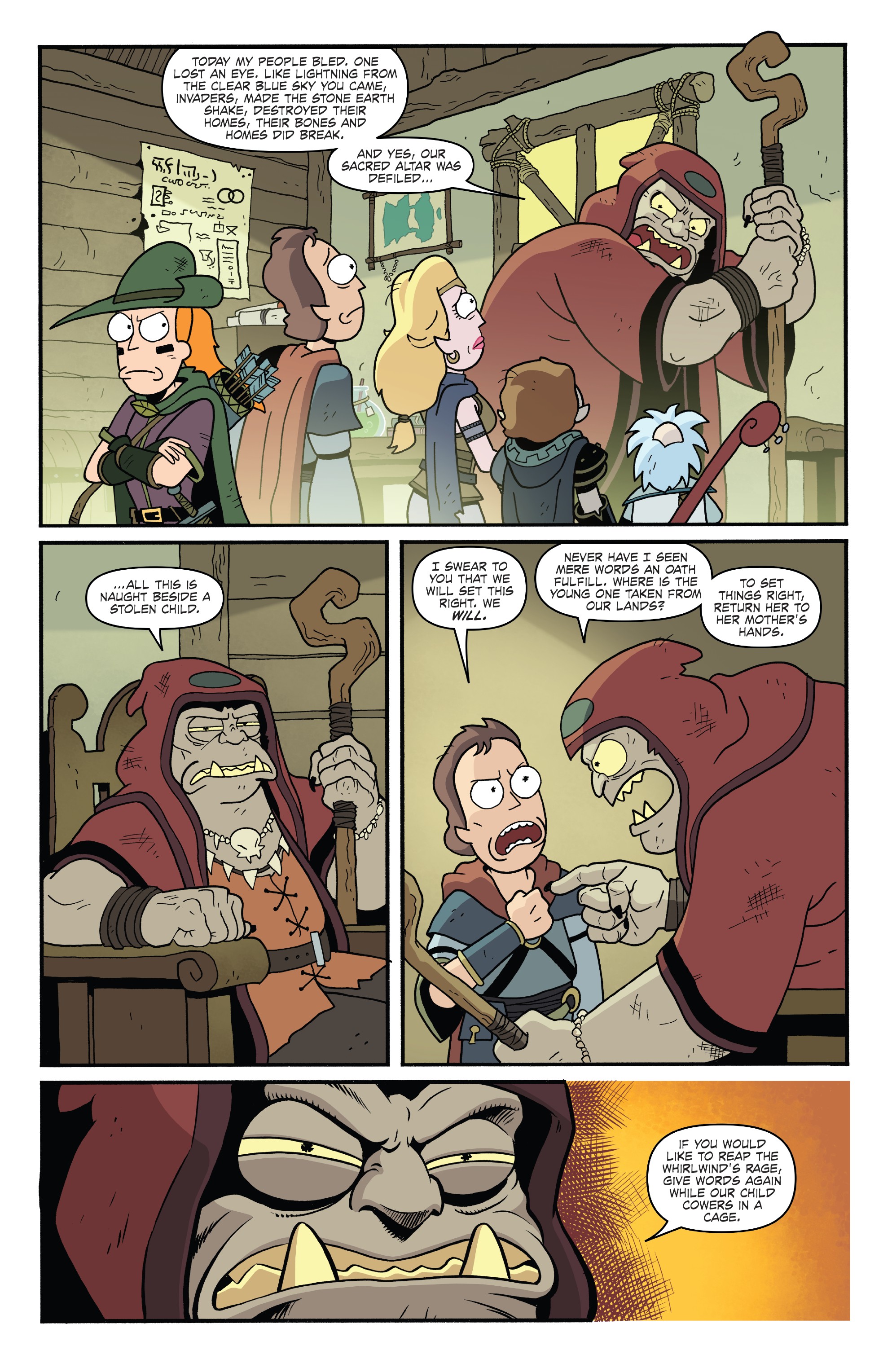 Read online Rick and Morty vs Dungeons & Dragons comic -  Issue #4 - 6