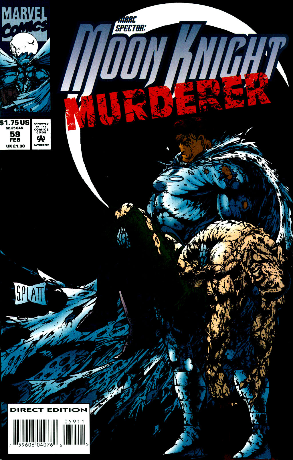 Read online Marc Spector: Moon Knight comic -  Issue #59 - 1