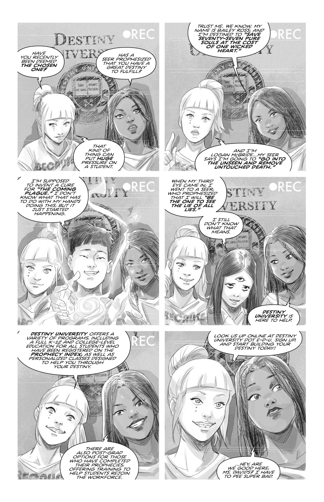 Read online Destiny, NY comic -  Issue #1 - 3