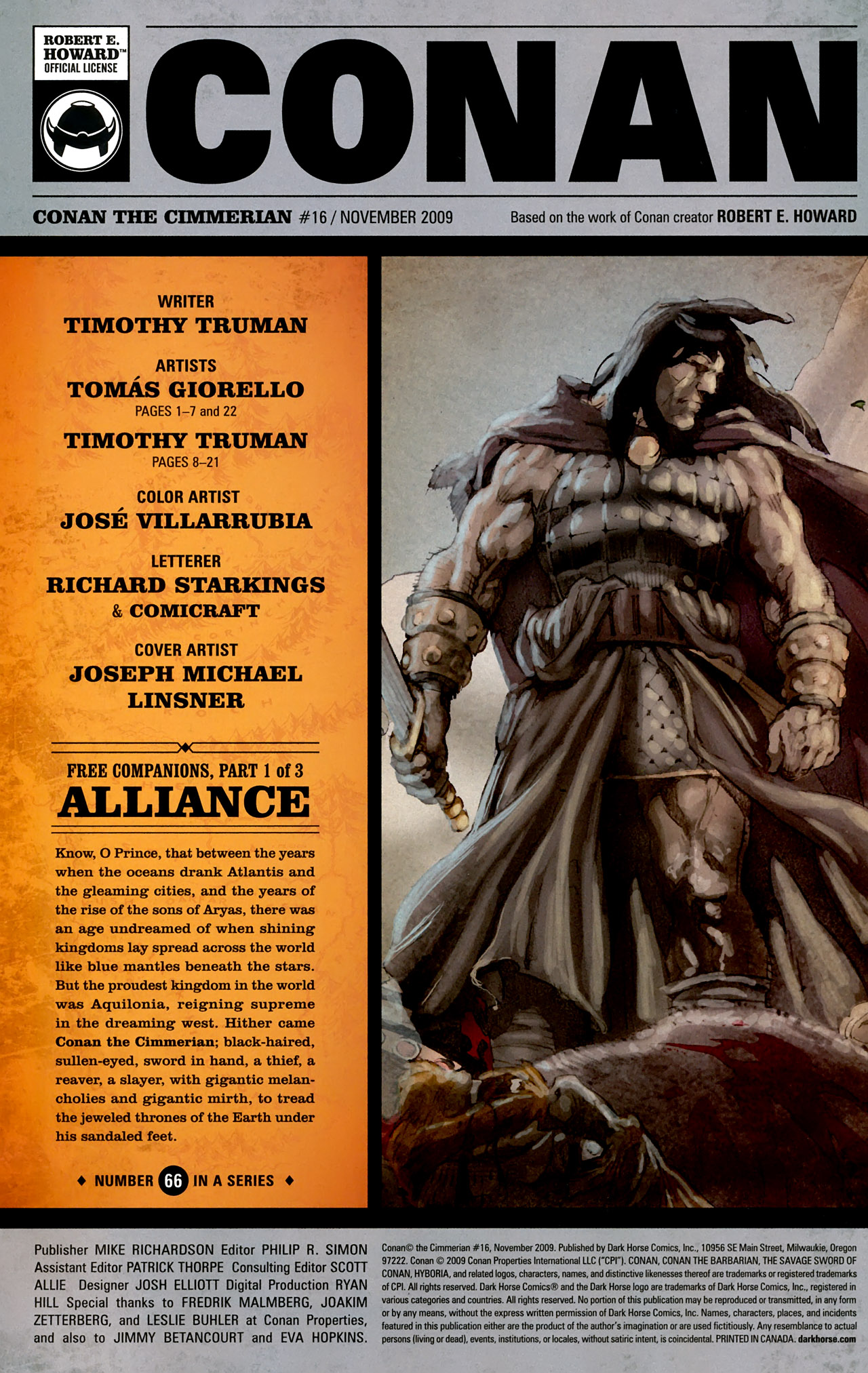 Read online Conan The Cimmerian comic -  Issue #16 - 2