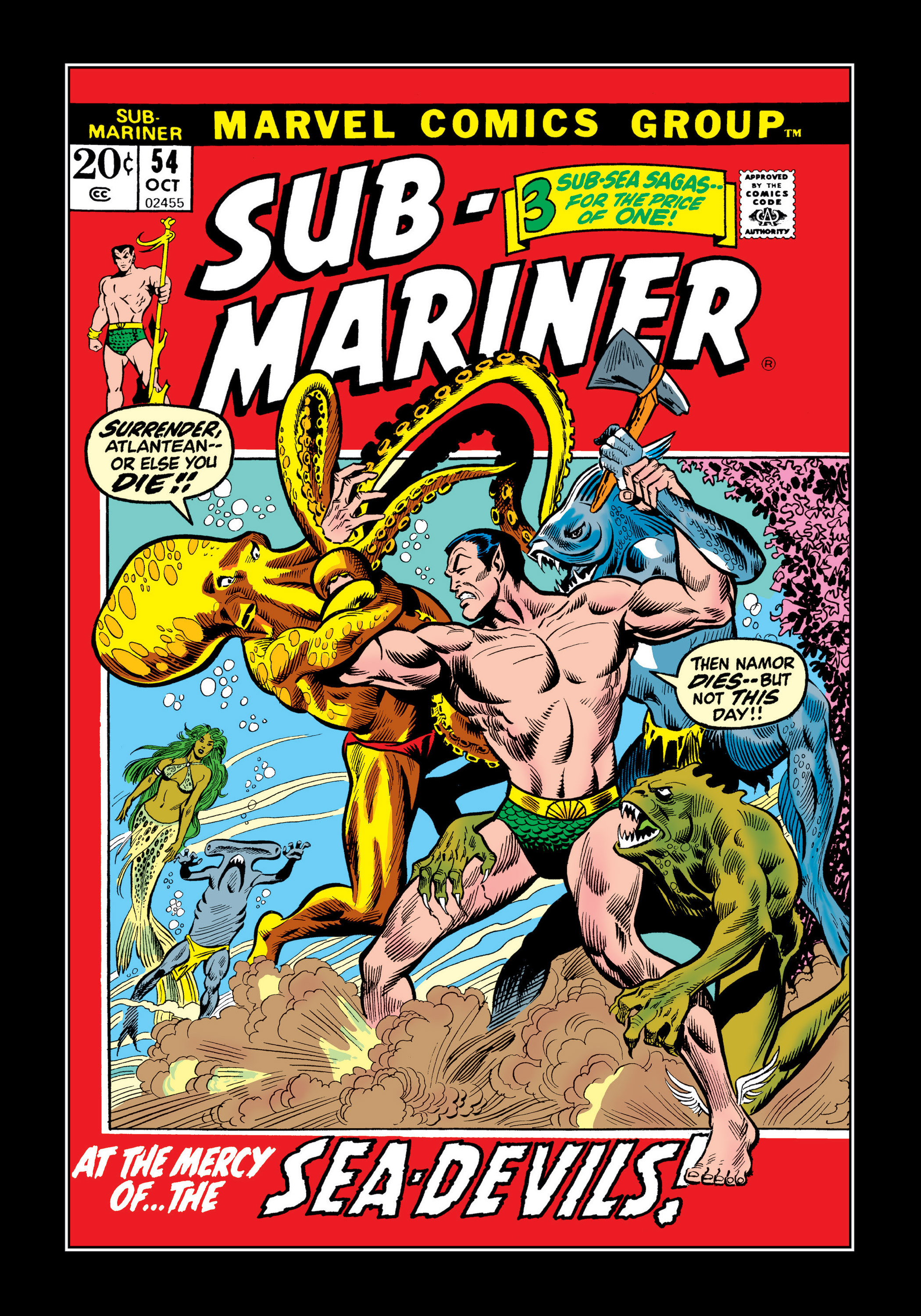 Read online Marvel Masterworks: The Sub-Mariner comic -  Issue # TPB 7 (Part 1) - 84