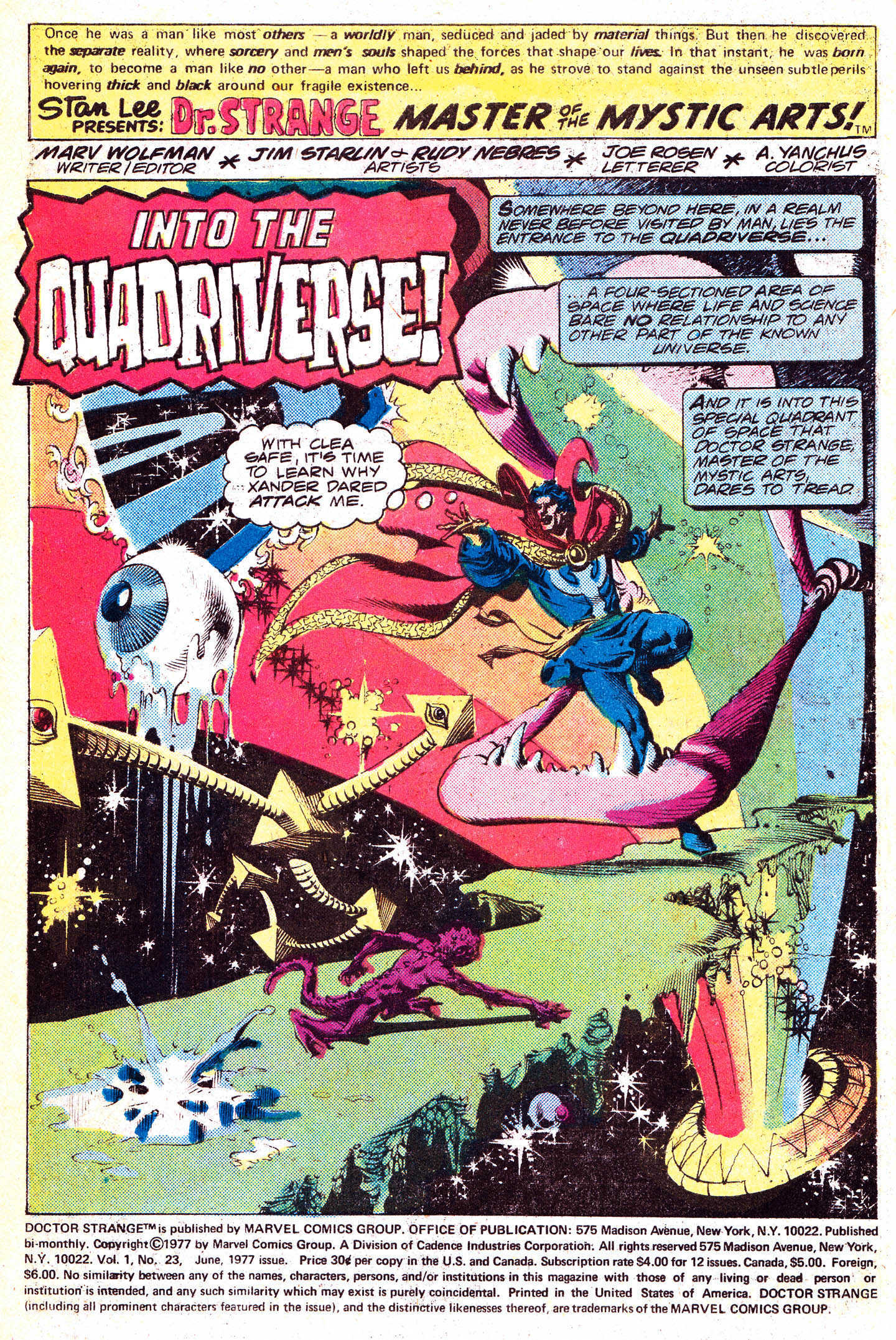 Read online Doctor Strange (1974) comic -  Issue #23 - 3