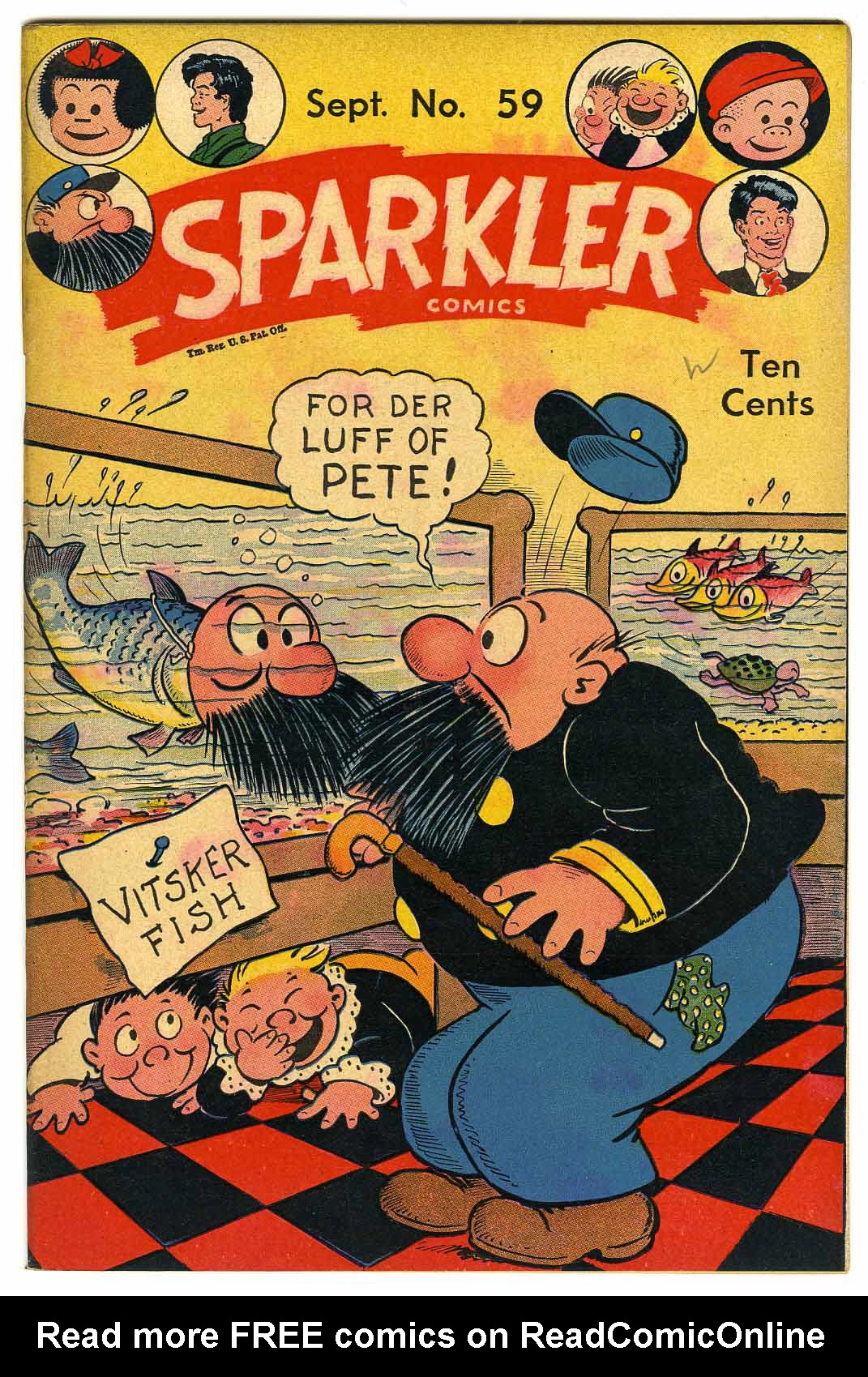 Read online Sparkler Comics comic -  Issue #59 - 1