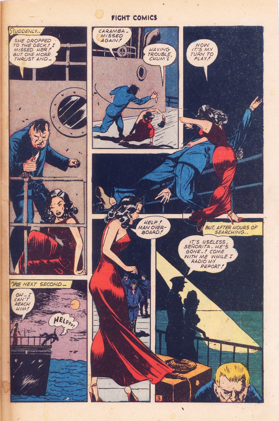 Read online Fight Comics comic -  Issue #38 - 43