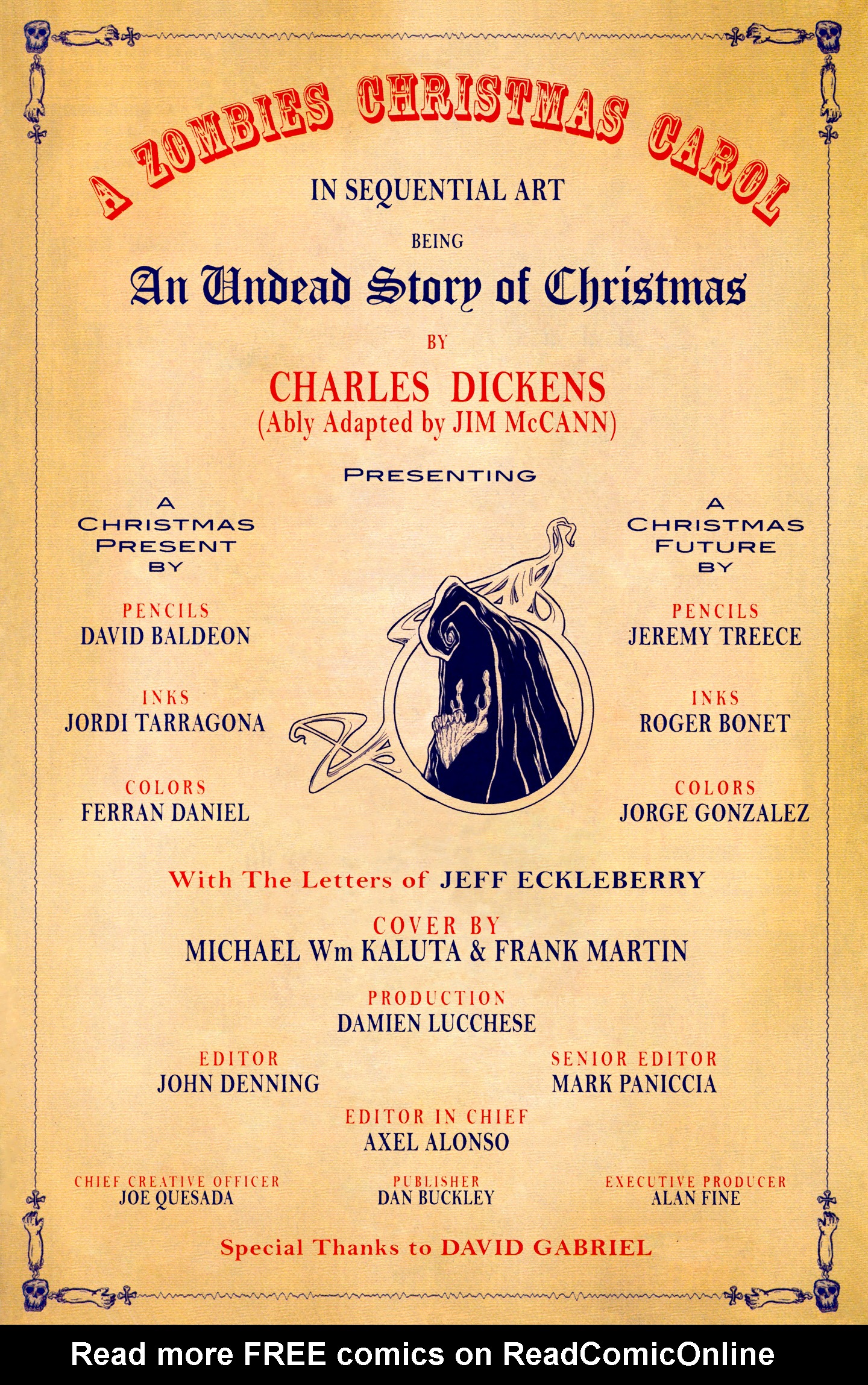 Read online Zombies Christmas Carol comic -  Issue #4 - 2