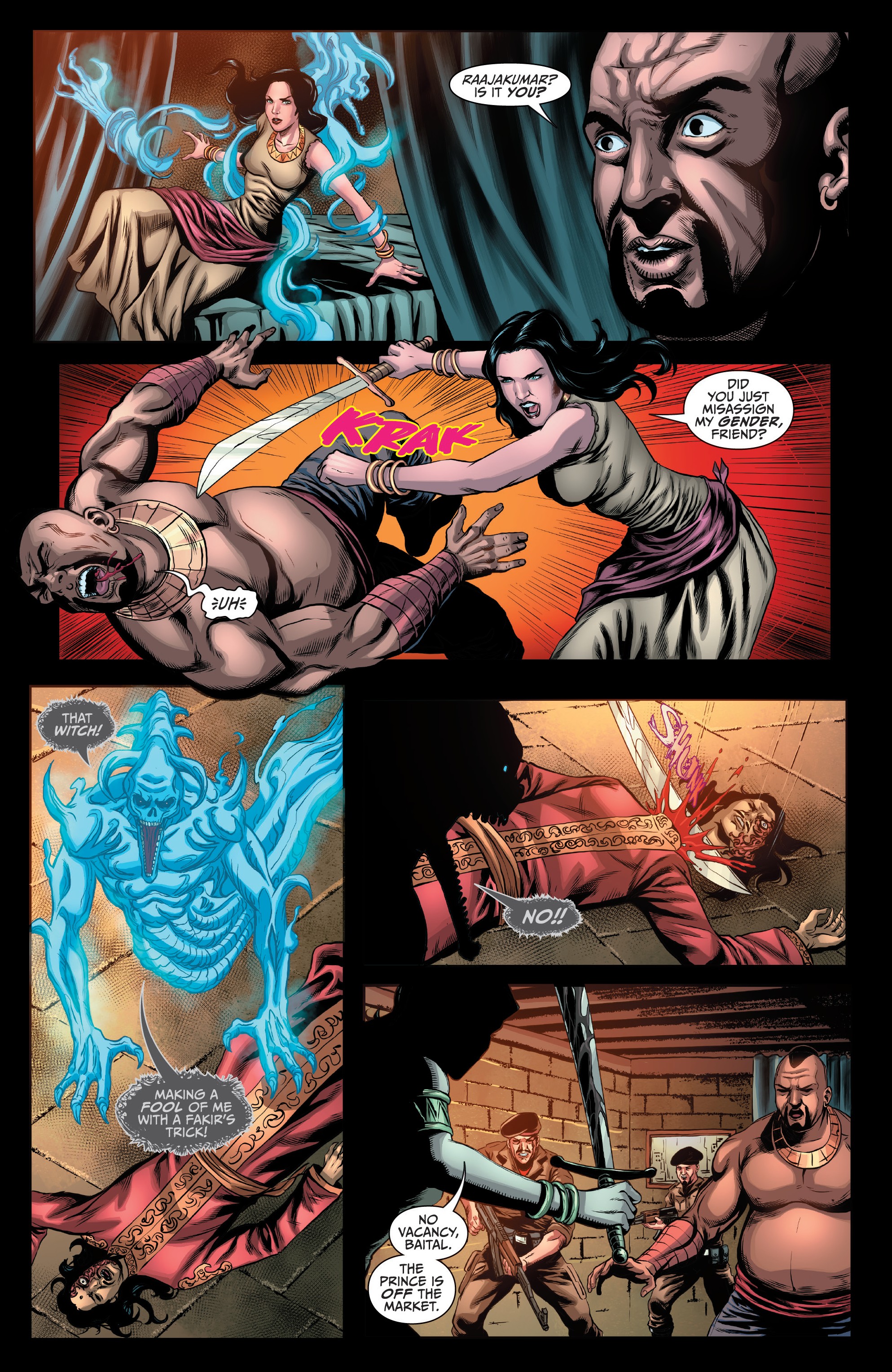 Read online Van Helsing: Sword of Heaven comic -  Issue #6 - 6