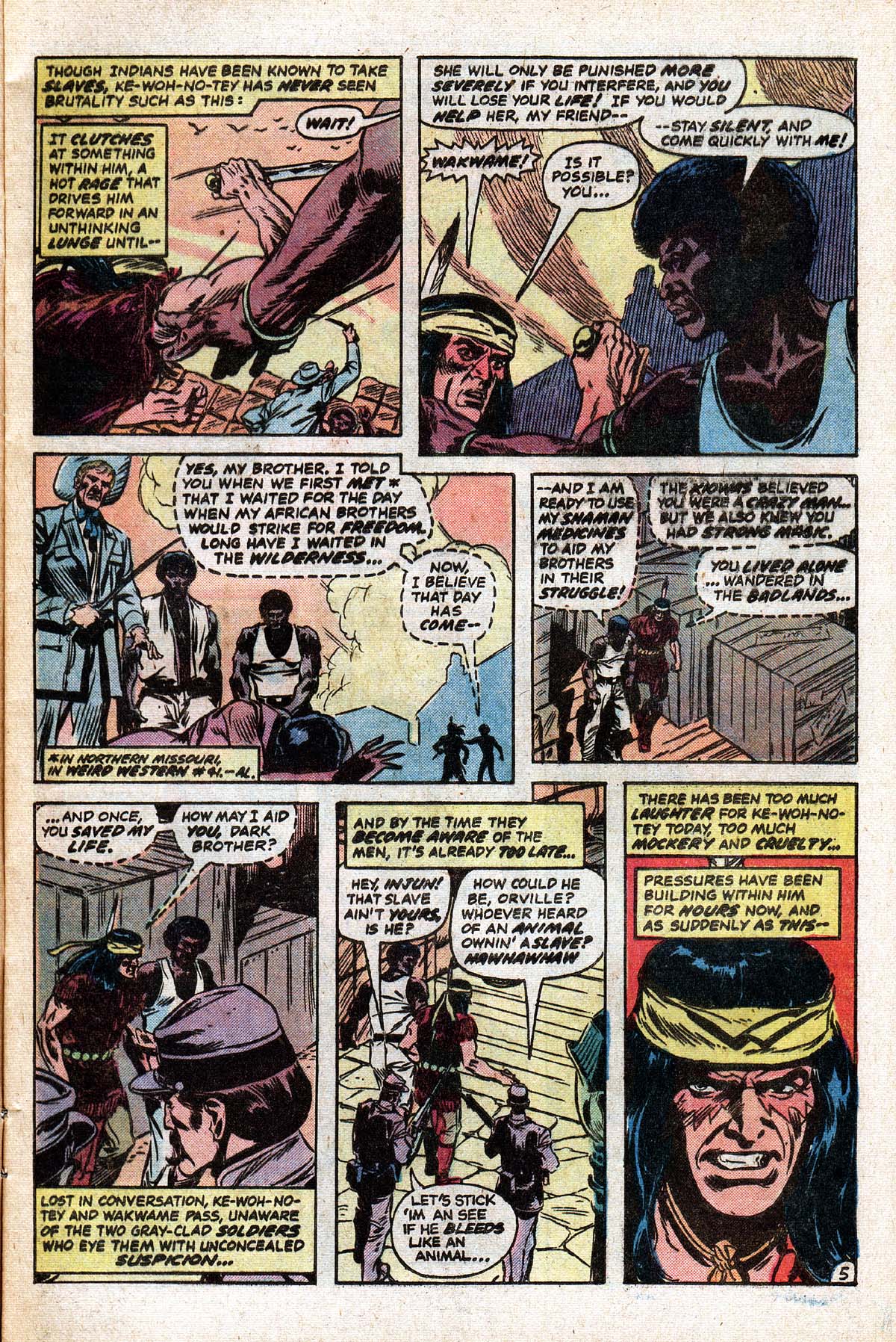 Read online Weird Western Tales (1972) comic -  Issue #47 - 9
