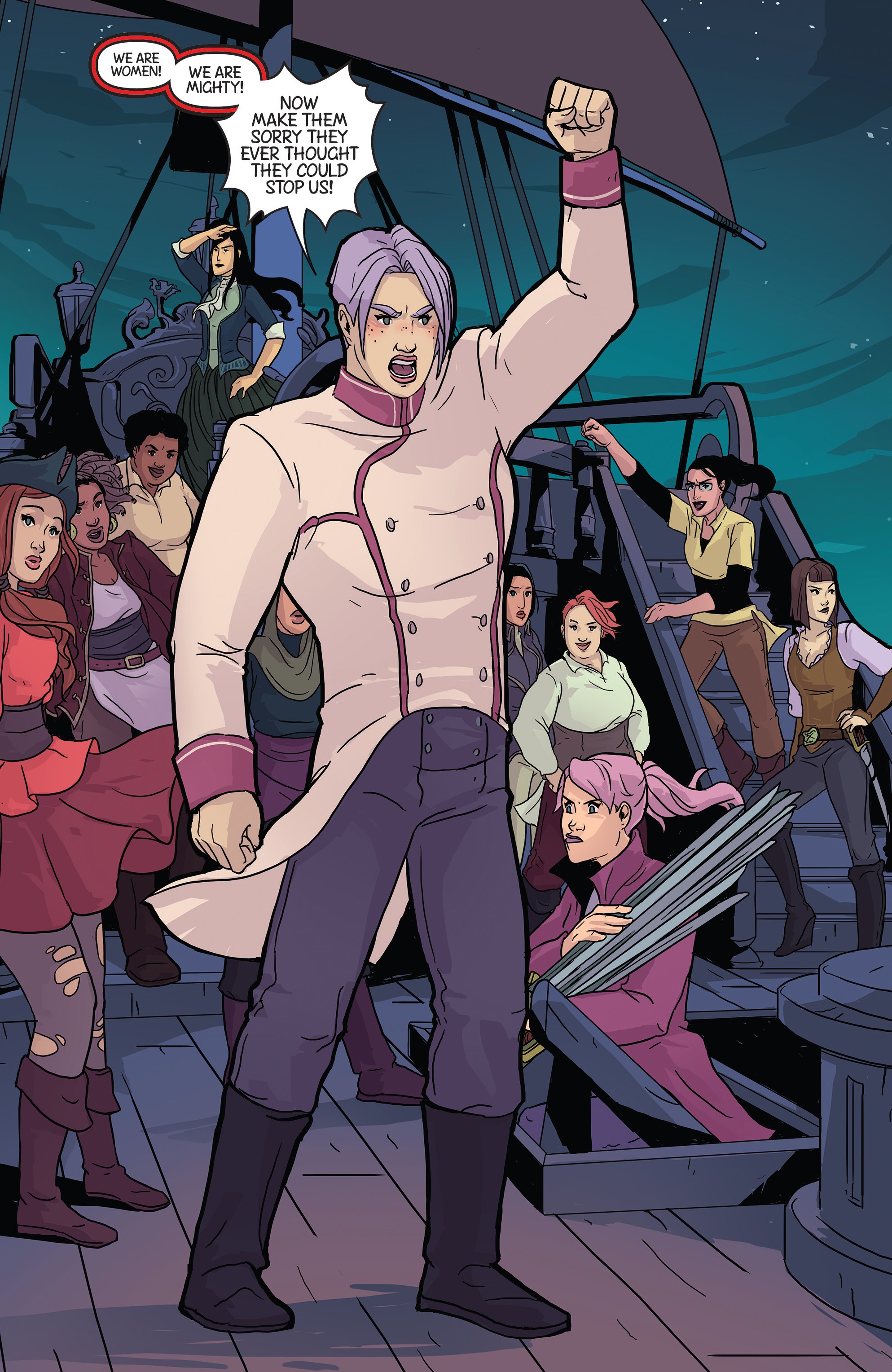 Read online Princeless Raven Year Two: Love and Revenge comic -  Issue # _TPB Two Ships In the Night - 32