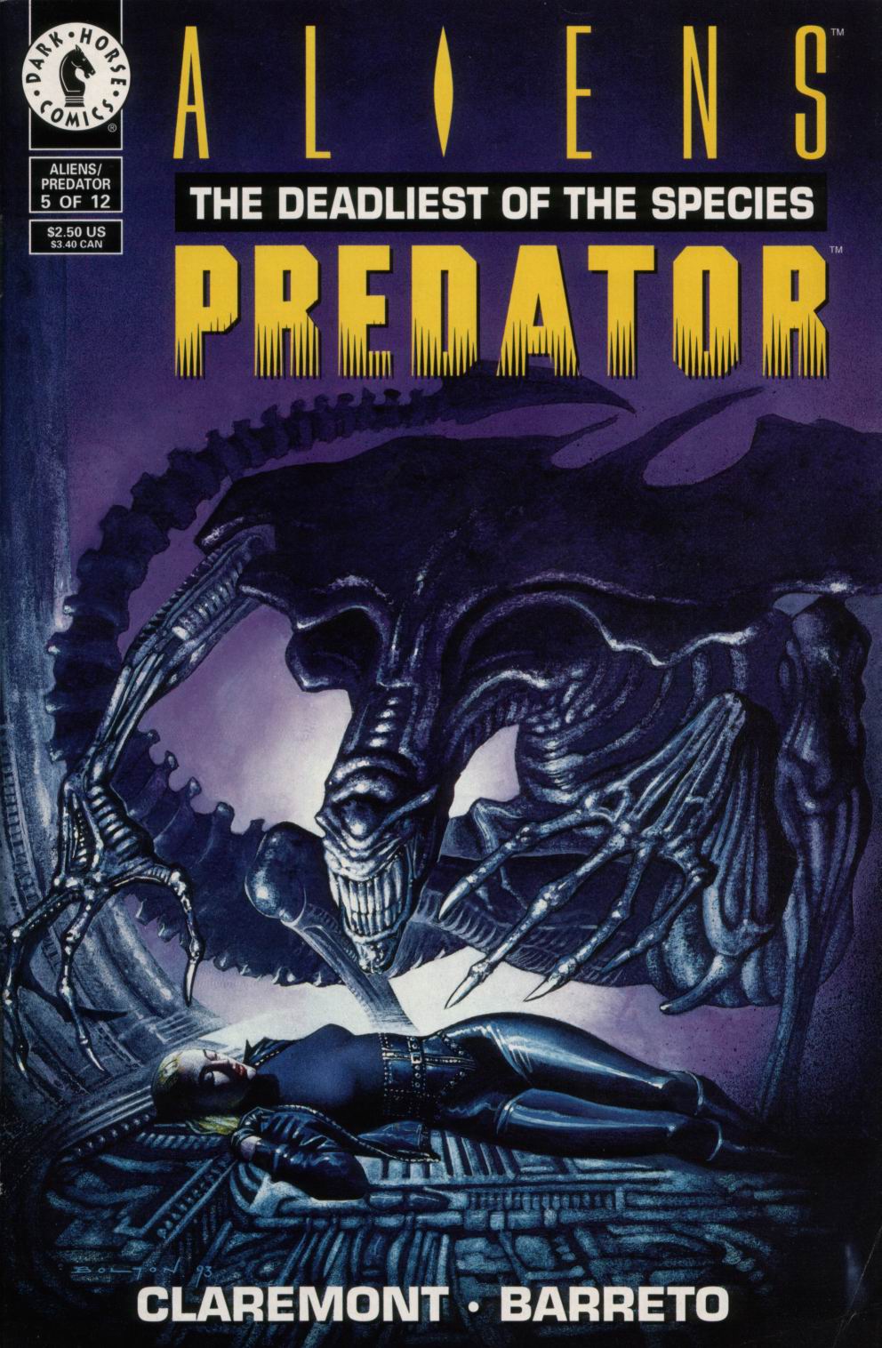 Read online Aliens/Predator: The Deadliest of the Species comic -  Issue #5 - 1