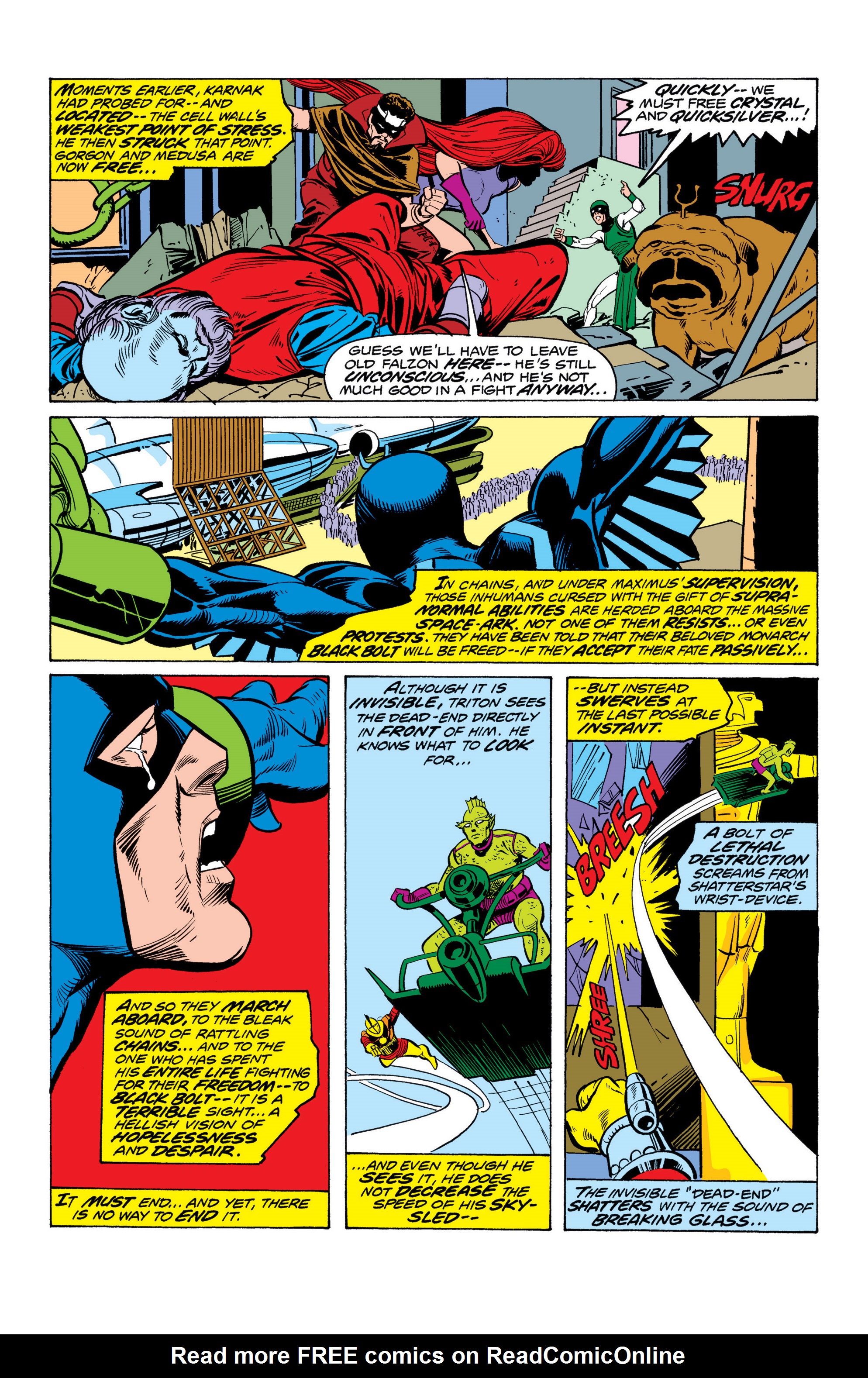 Read online Marvel Masterworks: The Inhumans comic -  Issue # TPB 2 (Part 1) - 98