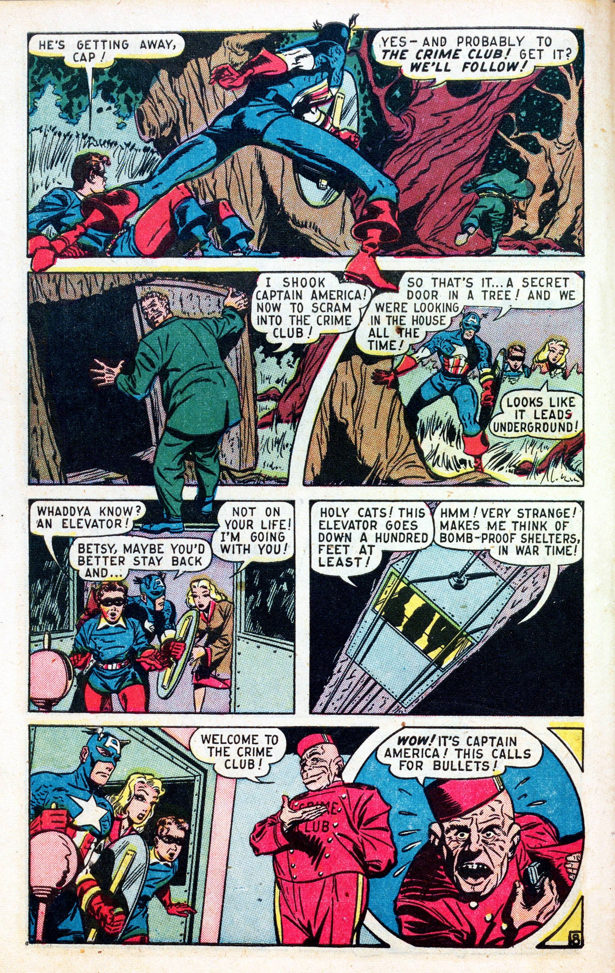 Read online Captain America Comics comic -  Issue #62 - 10