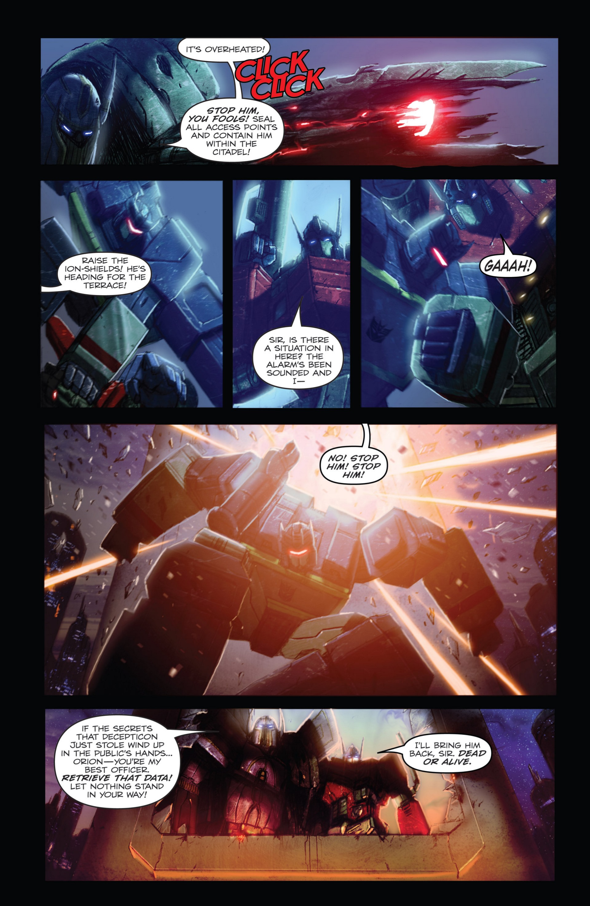 Read online Transformers: Autocracy comic -  Issue # Full - 24