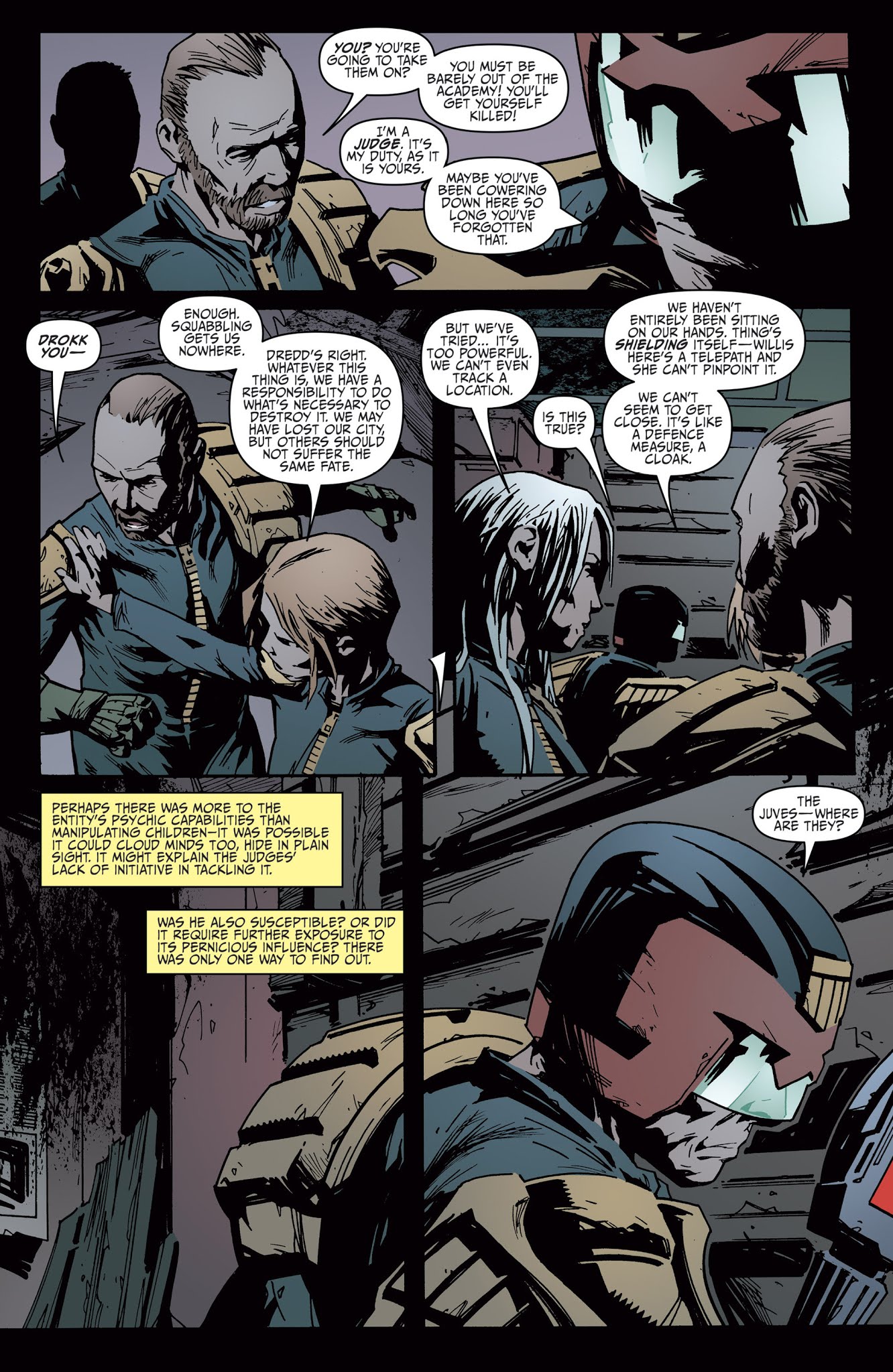 Read online Judge Dredd: Year One comic -  Issue #4 - 8