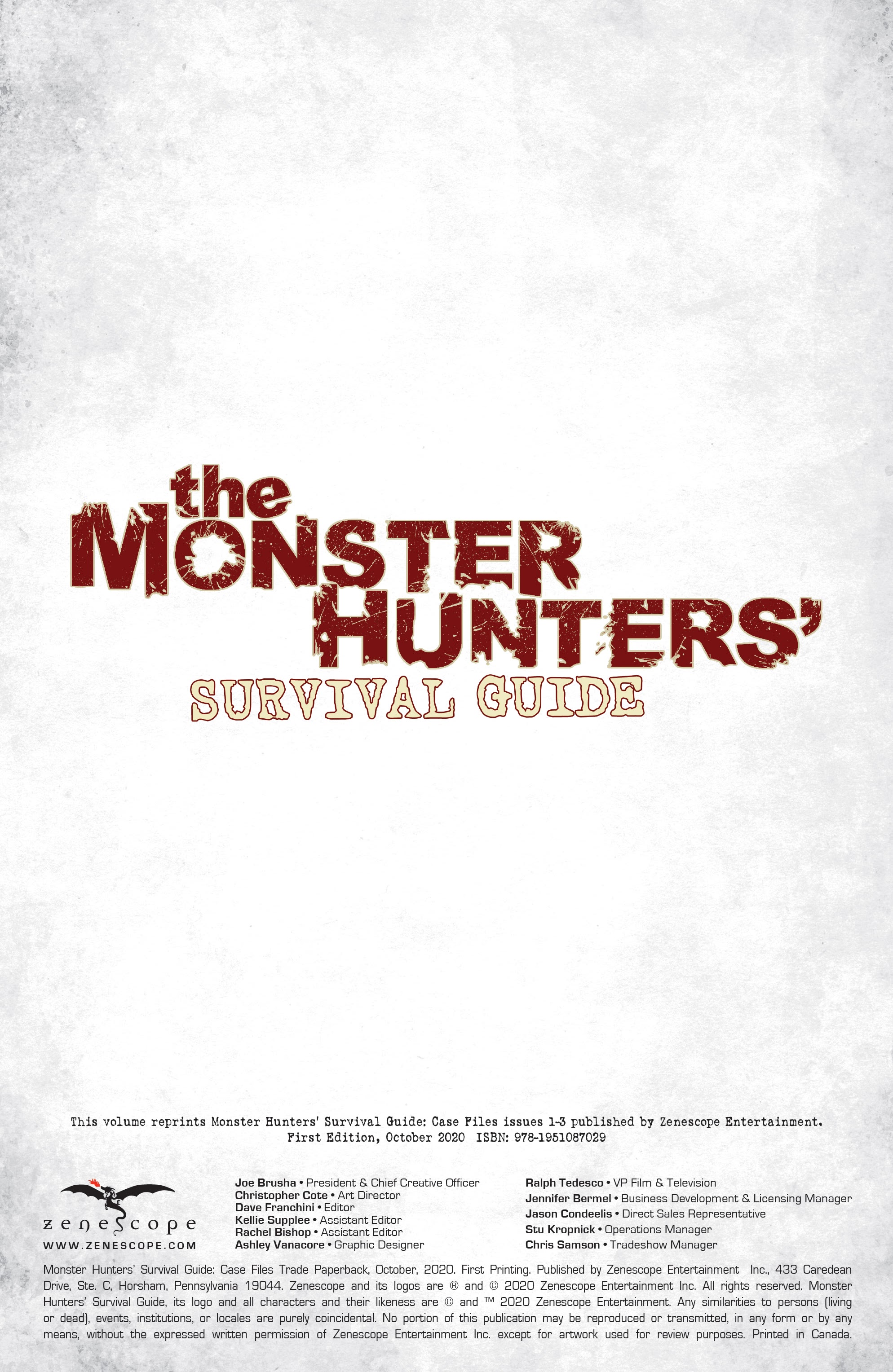 Read online Monster Hunters' Survival Guide: Case Files comic -  Issue # TPB - 2