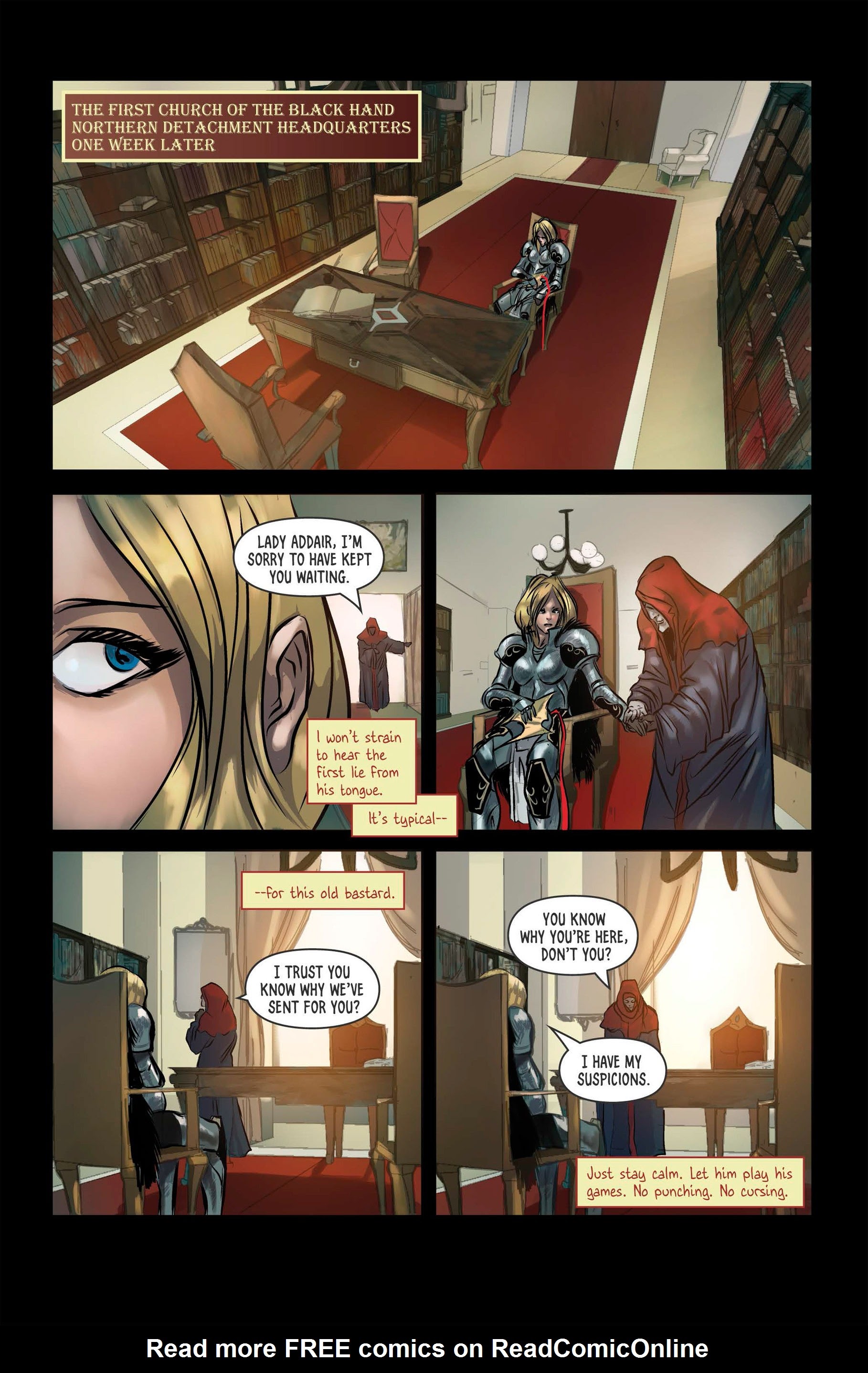 Read online The Black Hand comic -  Issue #1 - 6
