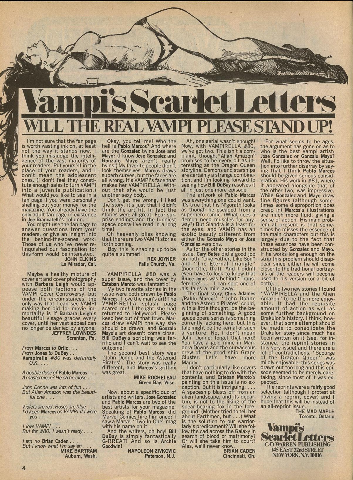 Read online Vampirella (1969) comic -  Issue #83 - 4