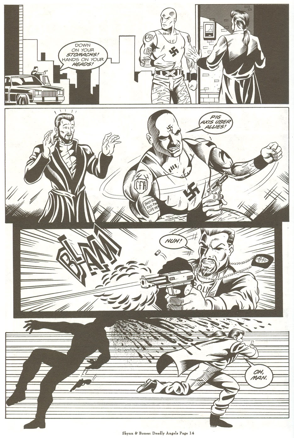 Read online Skynn & Bones: Deadly Angels comic -  Issue # Full - 16