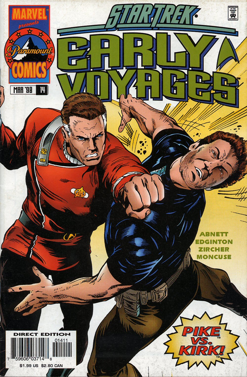 Read online Star Trek: Early Voyages comic -  Issue #14 - 1