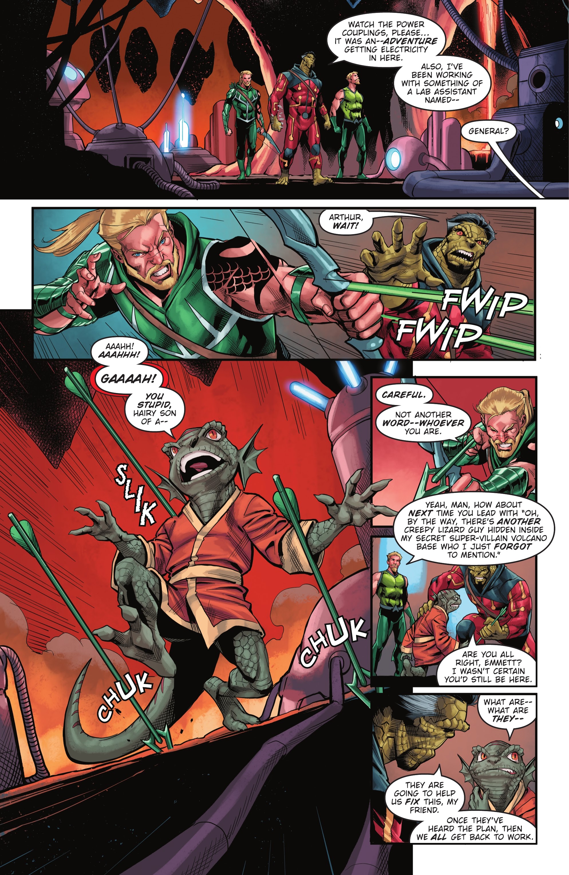 Read online Aquaman/Green Arrow - Deep Target comic -  Issue #5 - 13