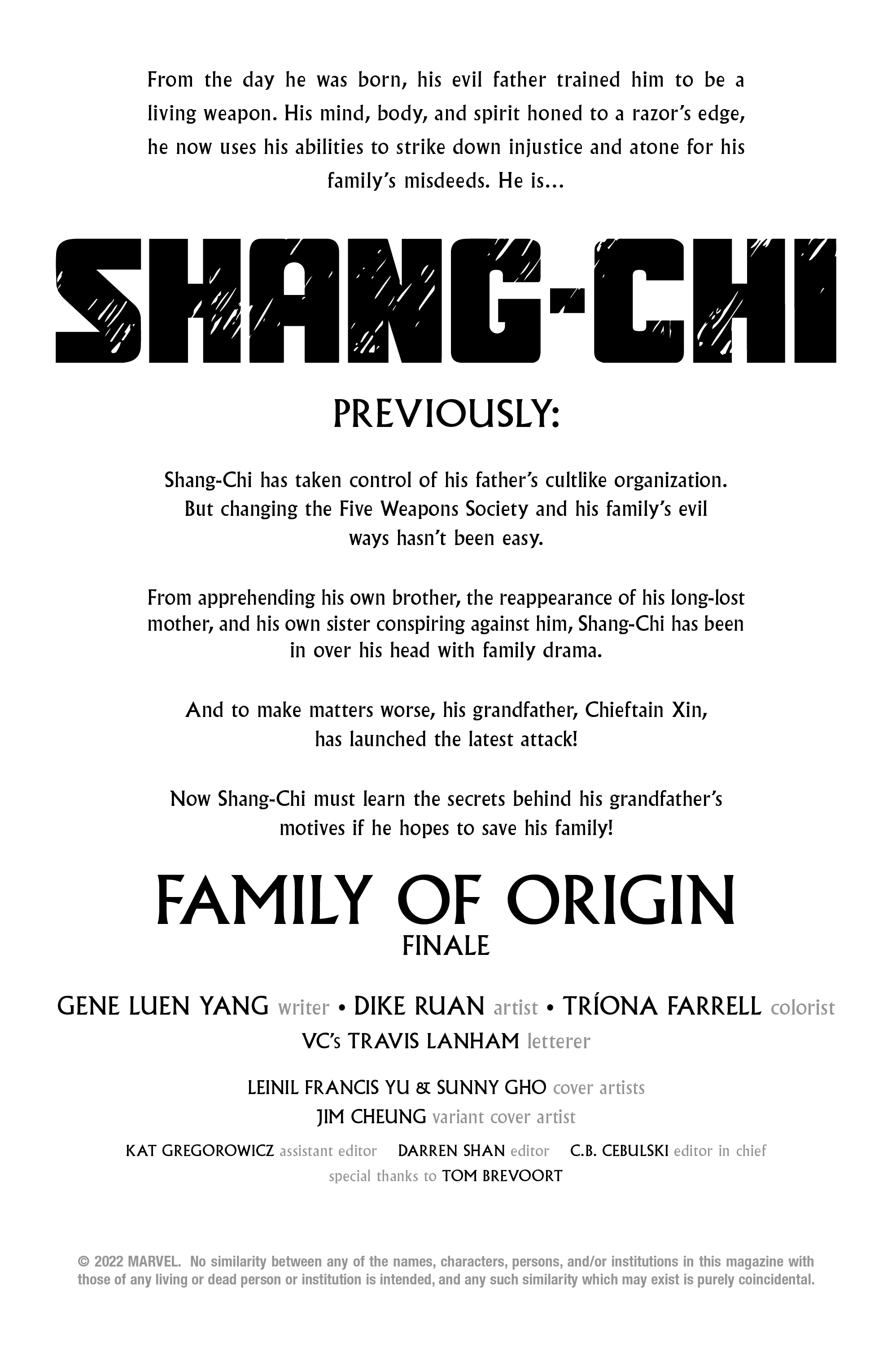 Read online Shang-Chi (2021) comic -  Issue #8 - 2