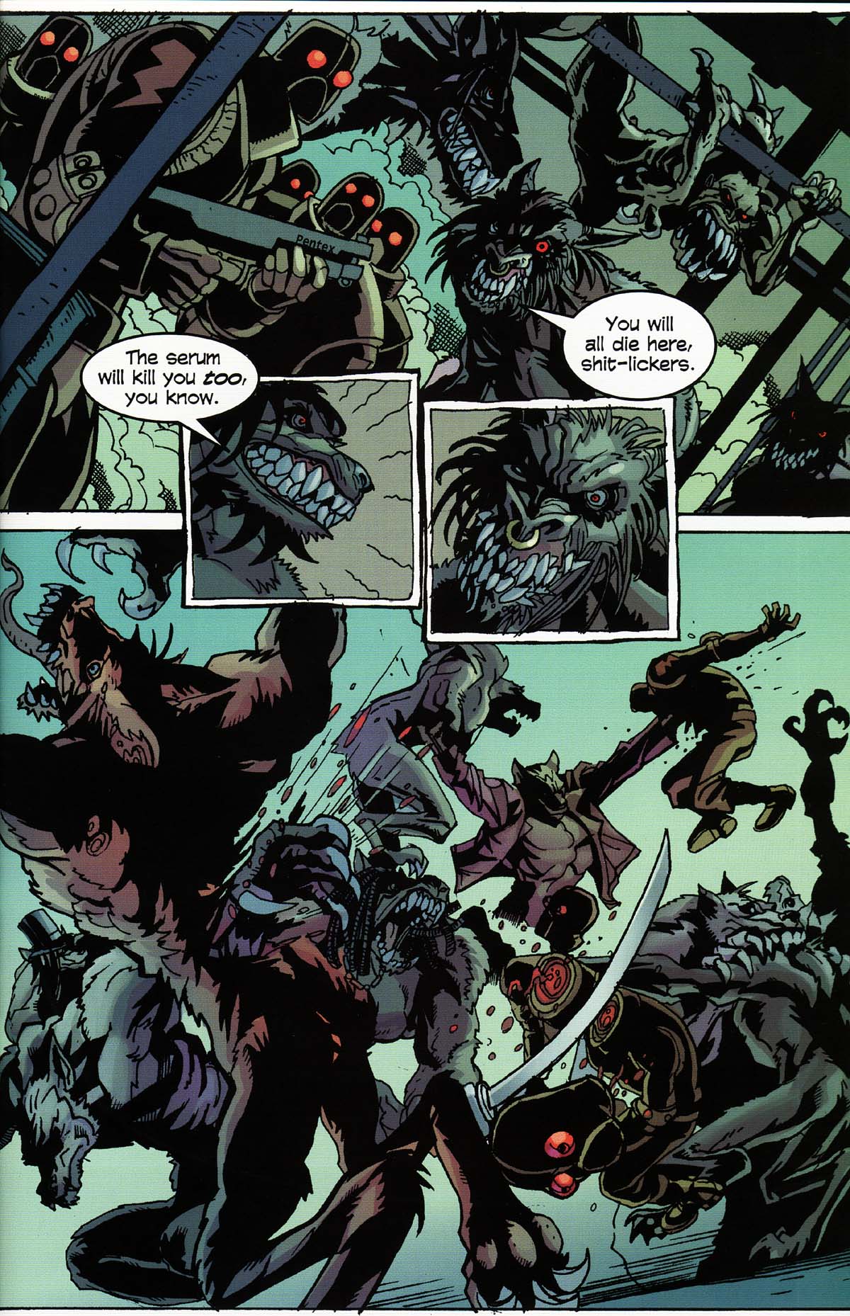 Read online Werewolf the Apocalypse comic -  Issue # Bone Gnawers - 37