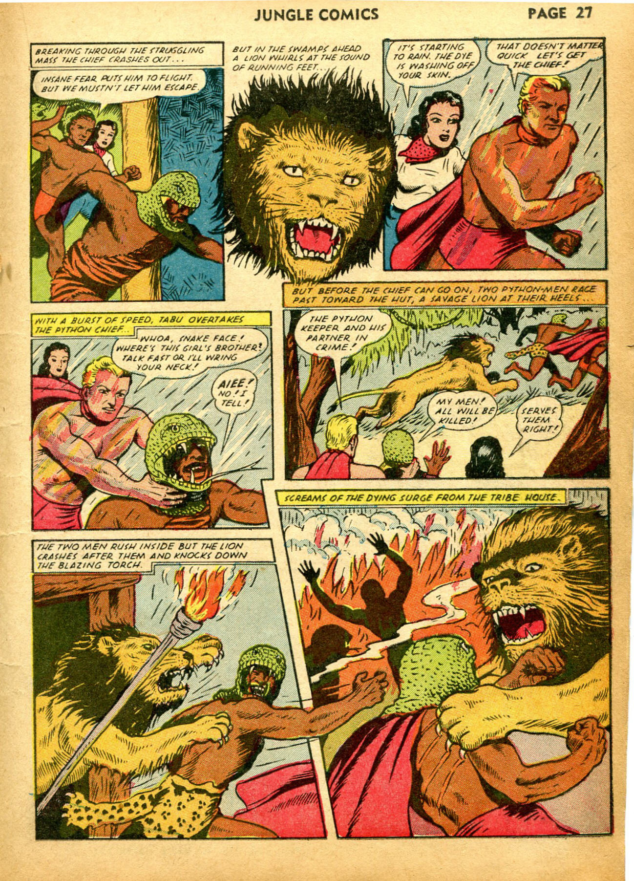 Read online Jungle Comics comic -  Issue #32 - 30