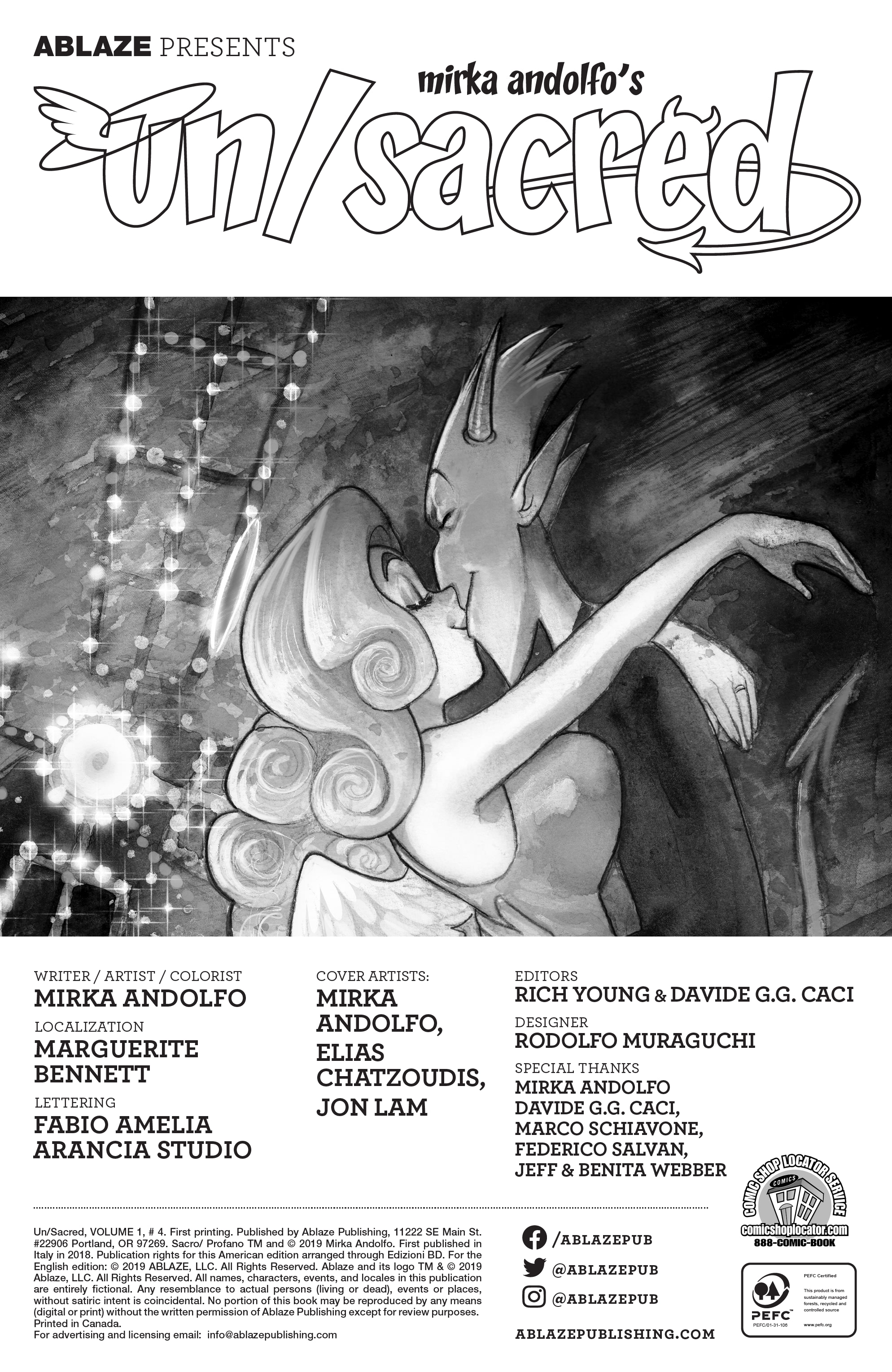 Read online Mirka Andolfo Un/Sacred comic -  Issue #4 - 2