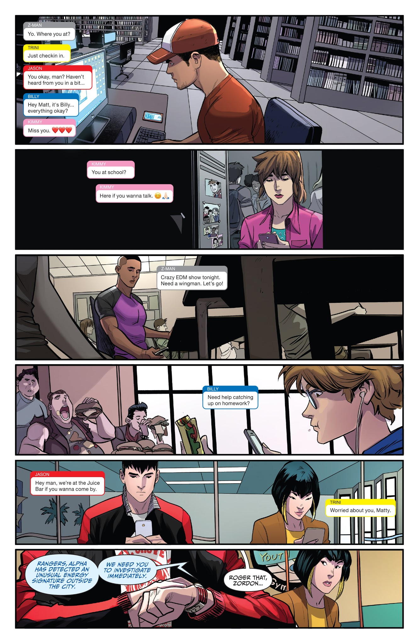 Read online Saban's Go Go Power Rangers comic -  Issue #9 - 9