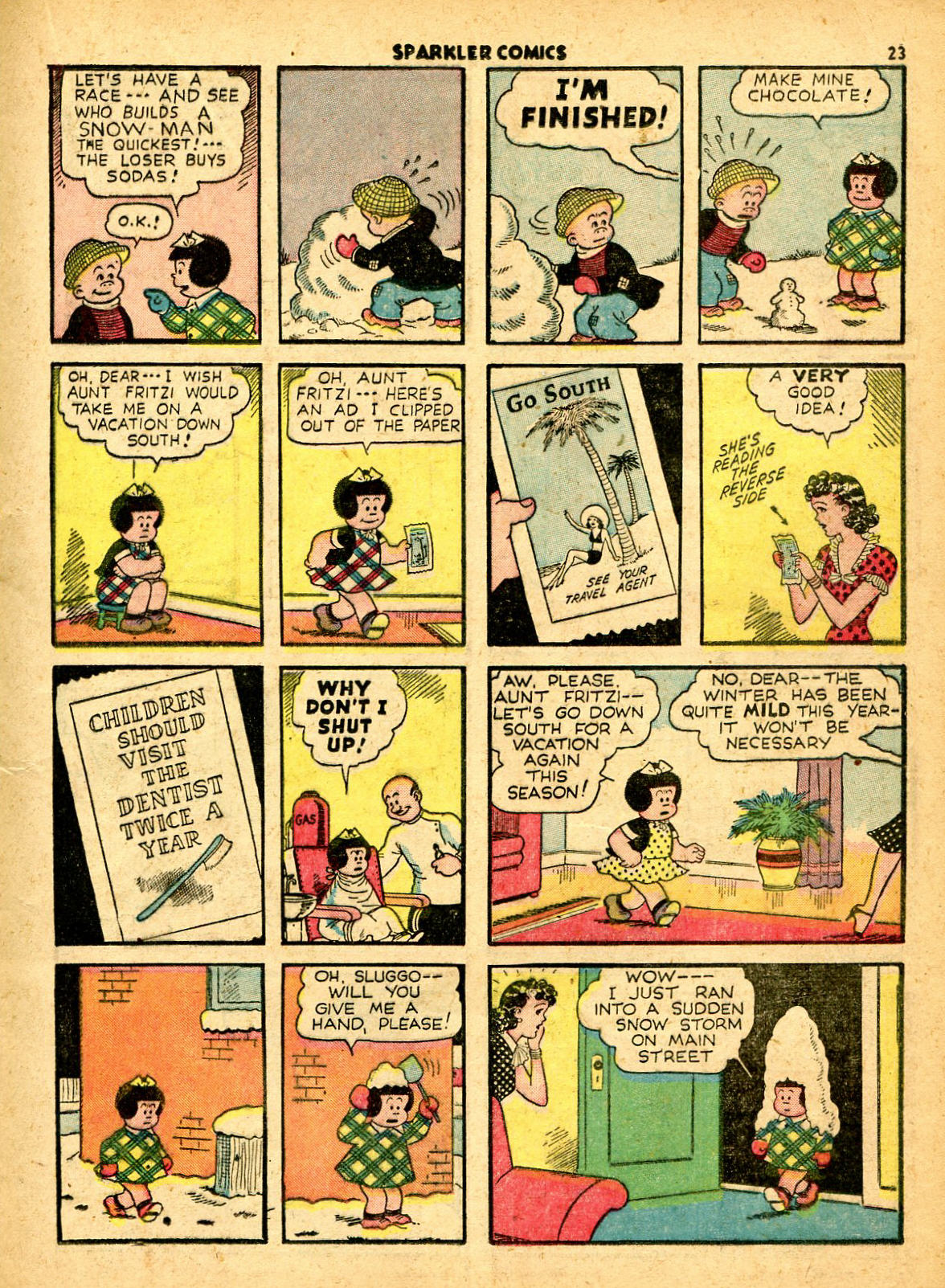 Read online Sparkler Comics comic -  Issue #18 - 25
