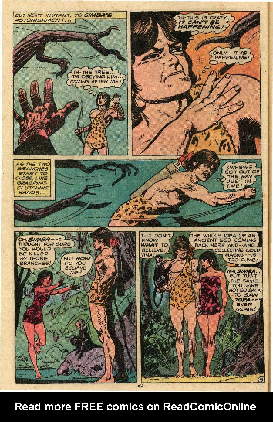 Read online Tarzan (1972) comic -  Issue #231 - 64