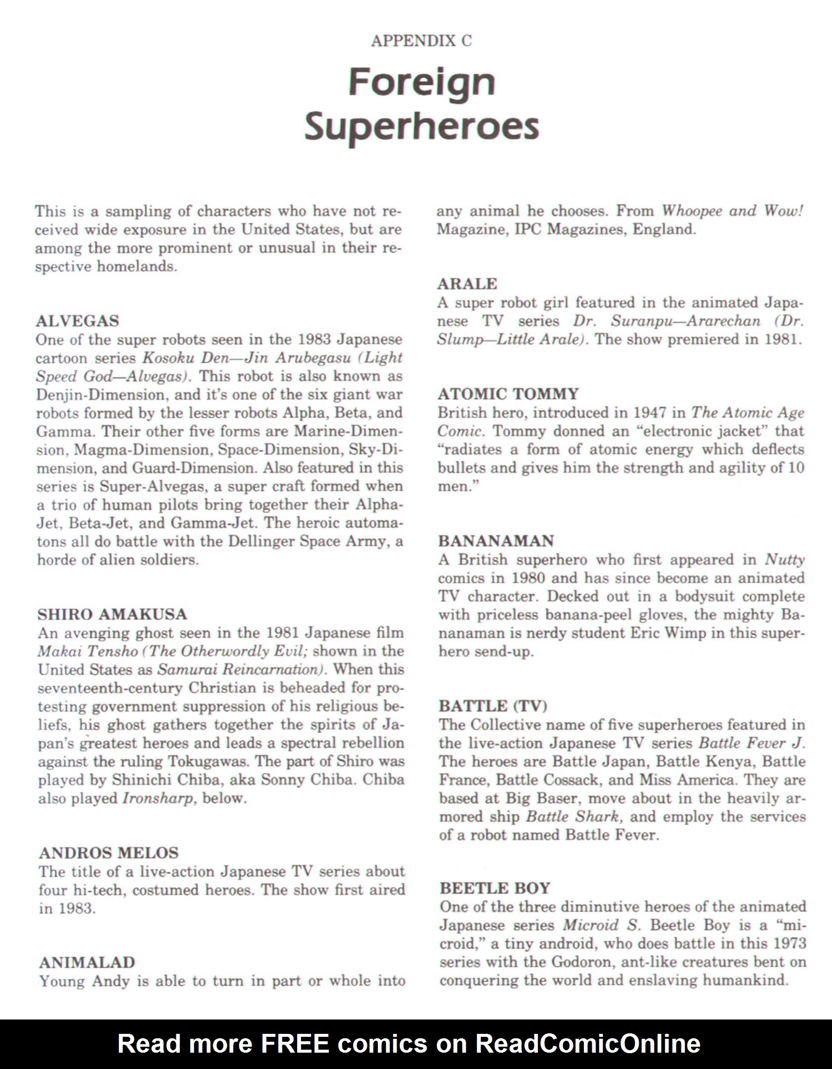 Read online The Encyclopedia of Superheroes comic -  Issue # TPB (Part 5) - 27