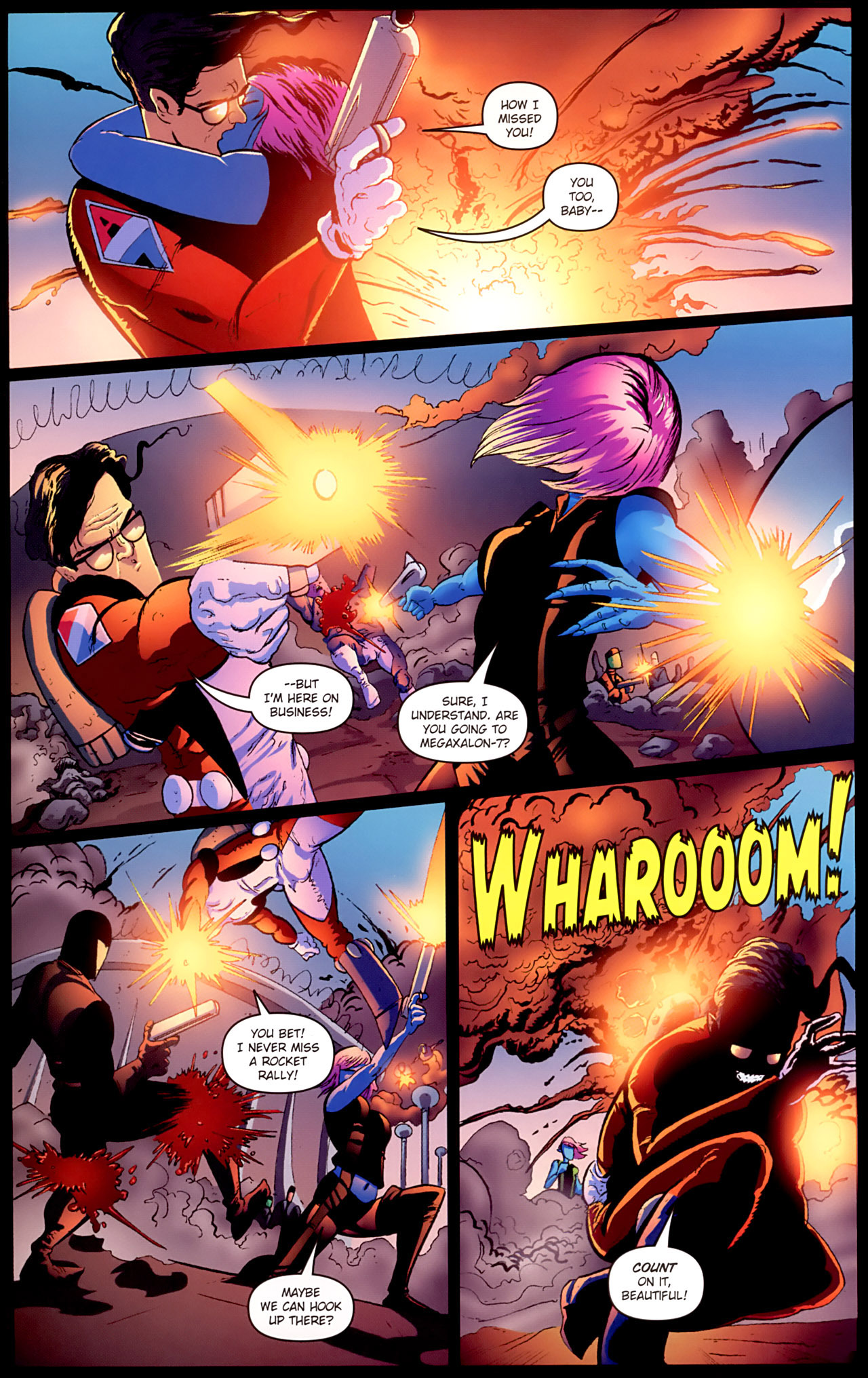 Read online Stephen Colbert's Tek Jansen comic -  Issue #2 - 16