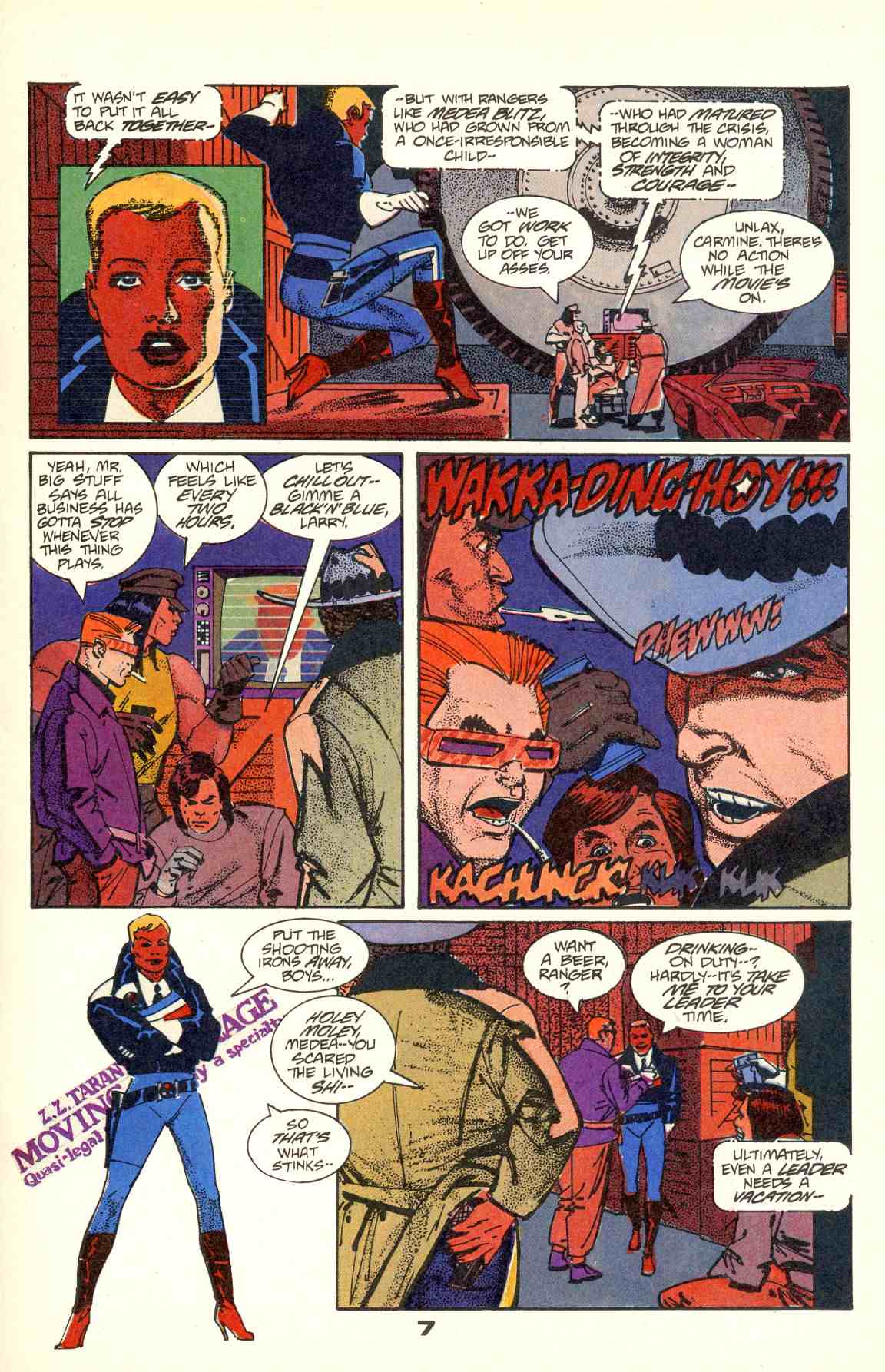 Read online Howard Chaykin's American Flagg comic -  Issue #1 - 9
