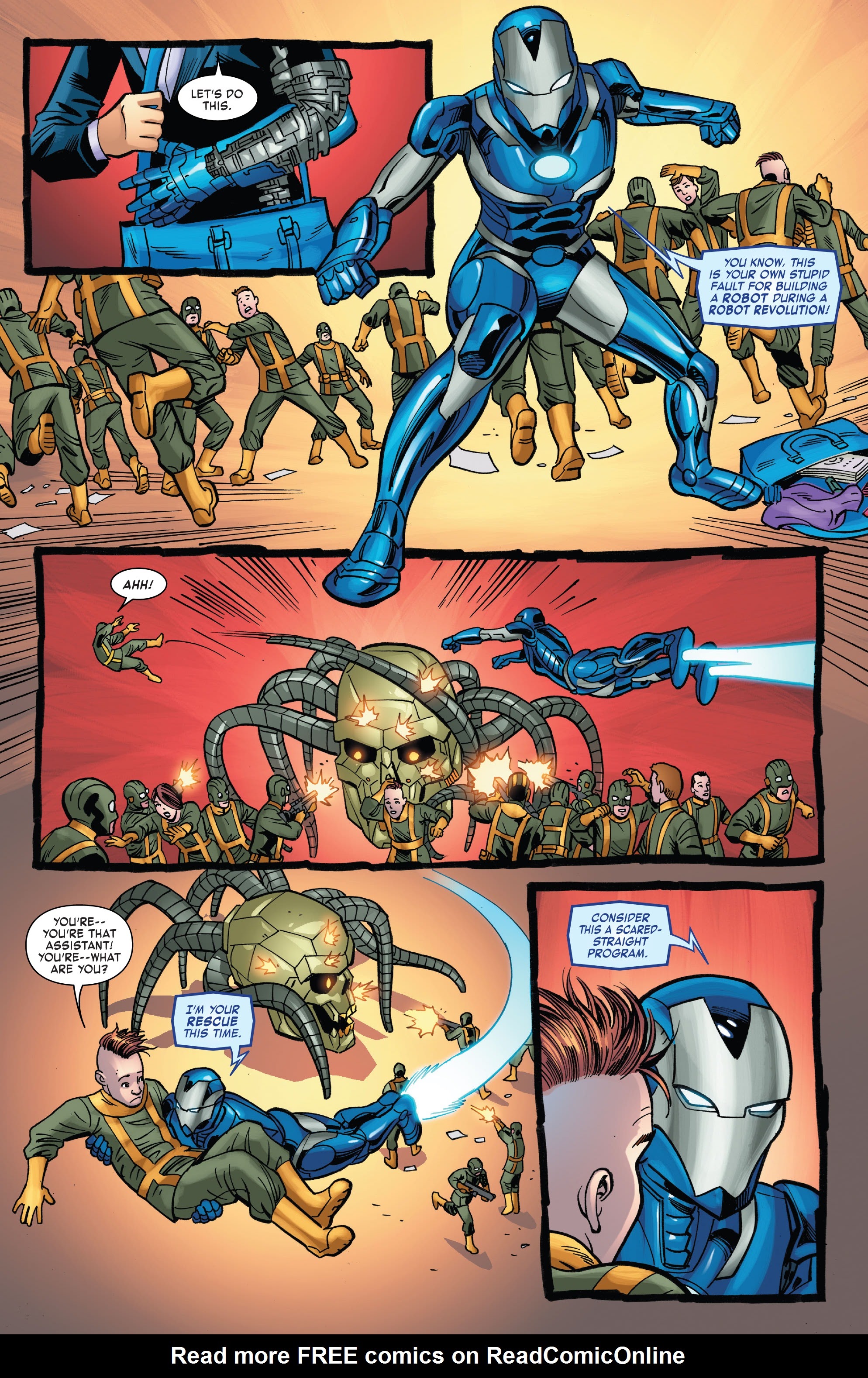 Read online Iron Man 2020: Robot Revolution - iWolverine comic -  Issue # TPB - 124