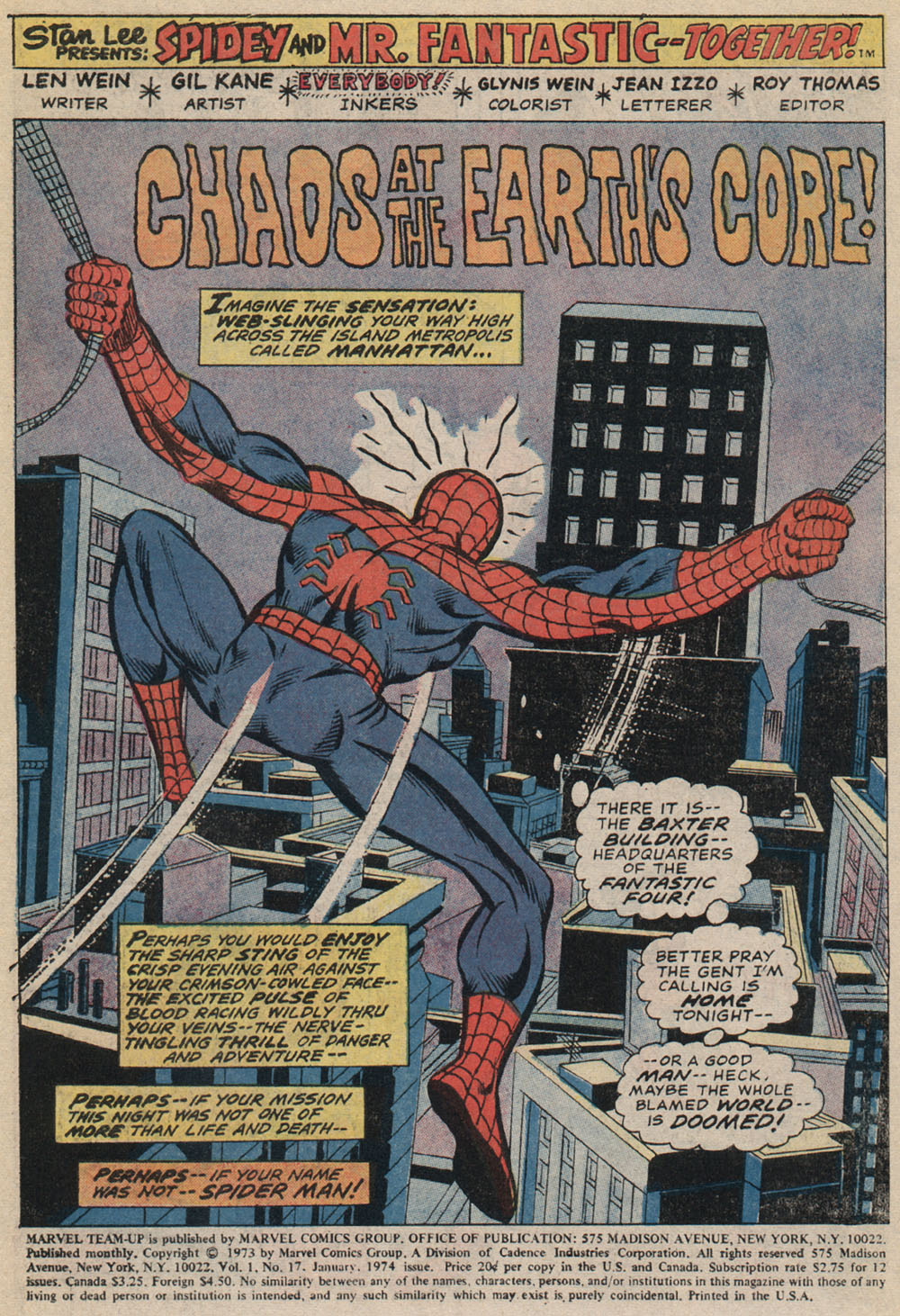 Read online Marvel Team-Up (1972) comic -  Issue #17 - 2