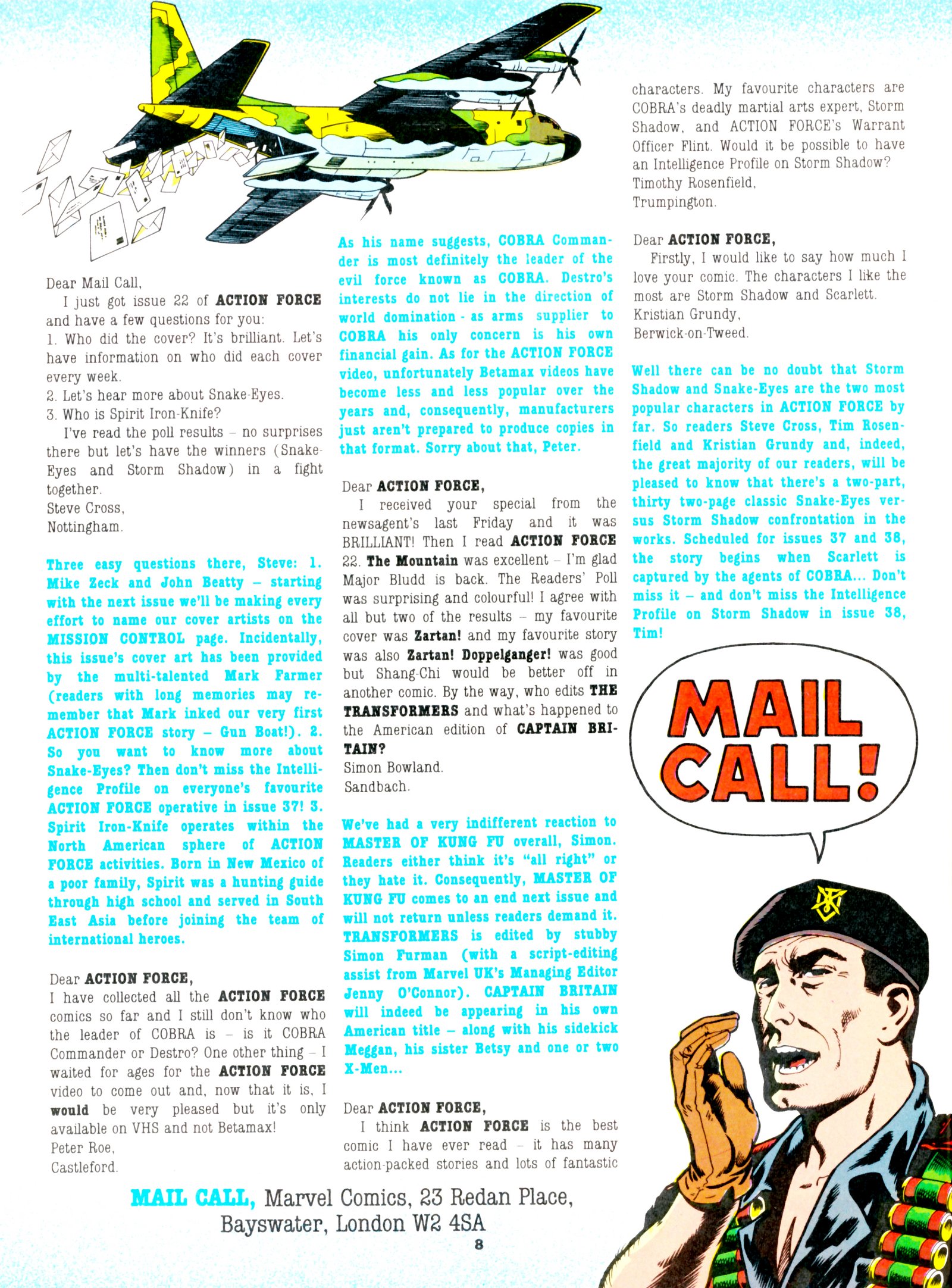 Read online Action Force comic -  Issue #28 - 8