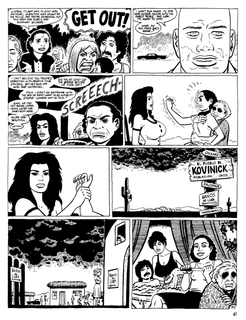 Read online Love and Rockets (1982) comic -  Issue #40 - 43
