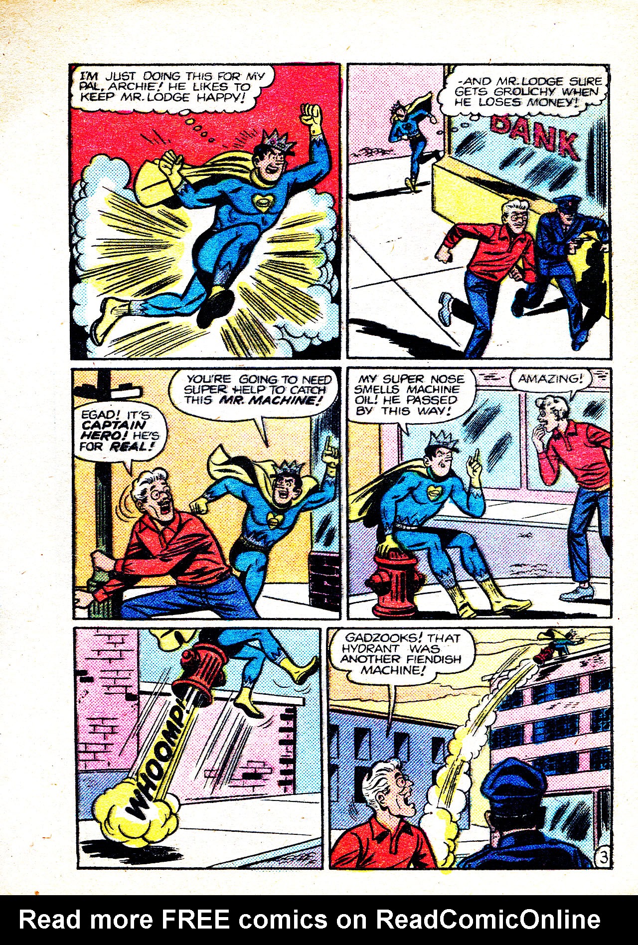 Read online Captain Hero Comics Digest Magazine comic -  Issue # TPB - 16