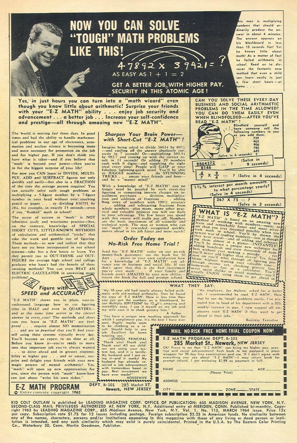 Read online Kid Colt Outlaw comic -  Issue #115 - 2