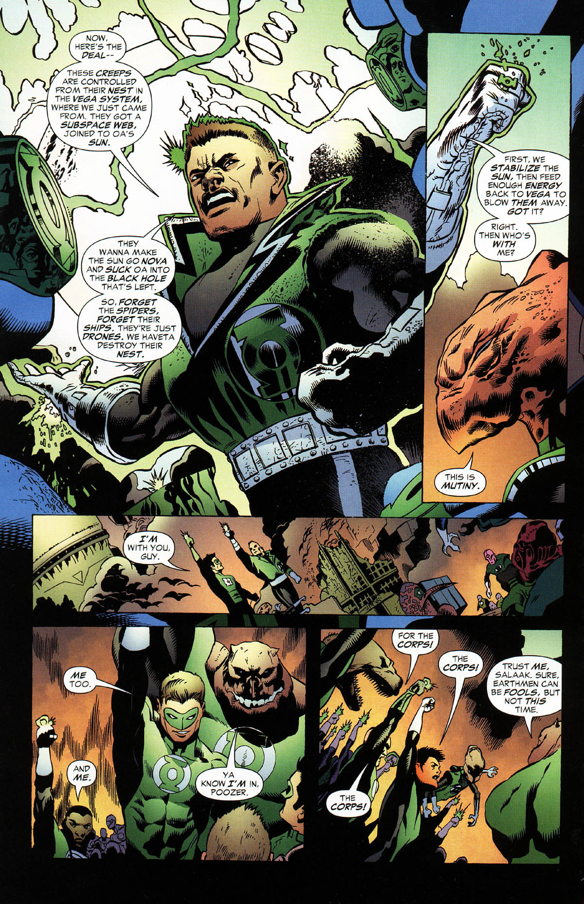 Read online Green Lantern Corps: Recharge comic -  Issue #5 - 10