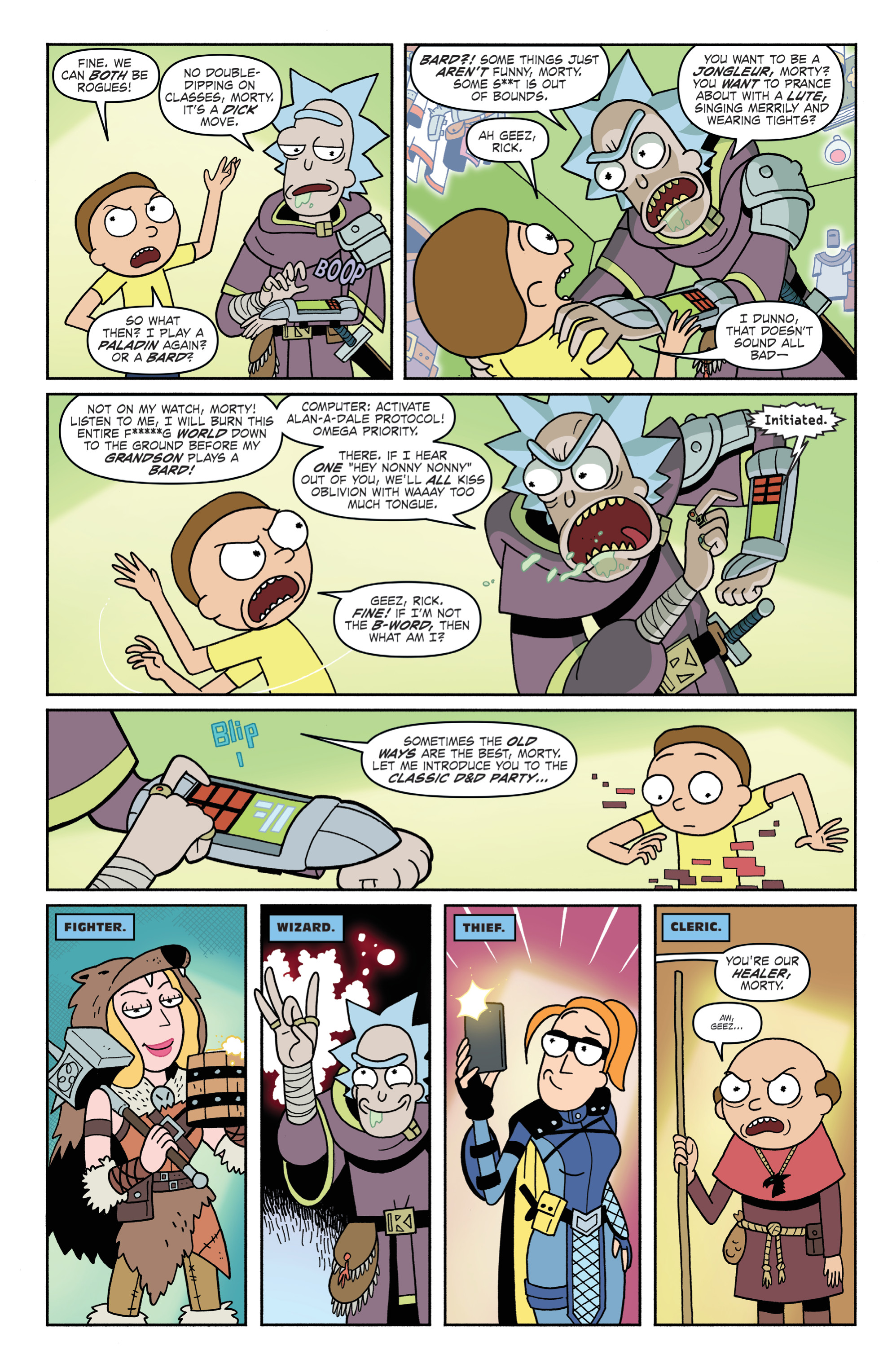 Read online Rick and Morty vs Dungeons & Dragons comic -  Issue # _TPB - 38