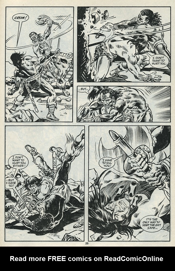 Read online The Savage Sword Of Conan comic -  Issue #182 - 27